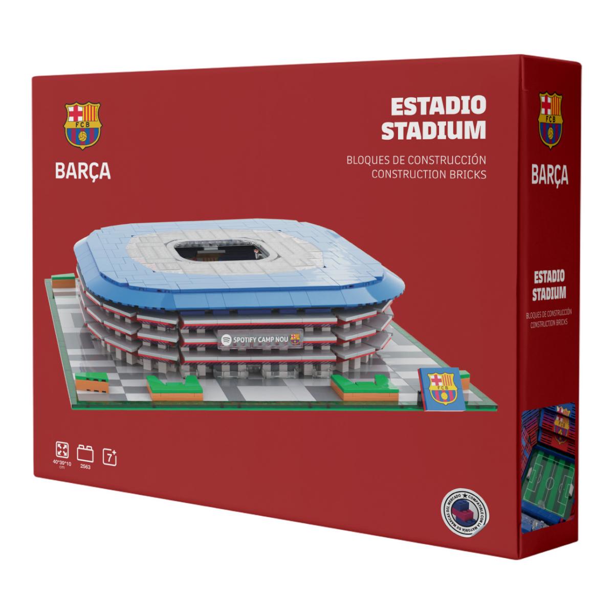Conjunto De Construção Do Estádio Spotify Camp Nou F.C. Barcelona 2236 Peças 10
