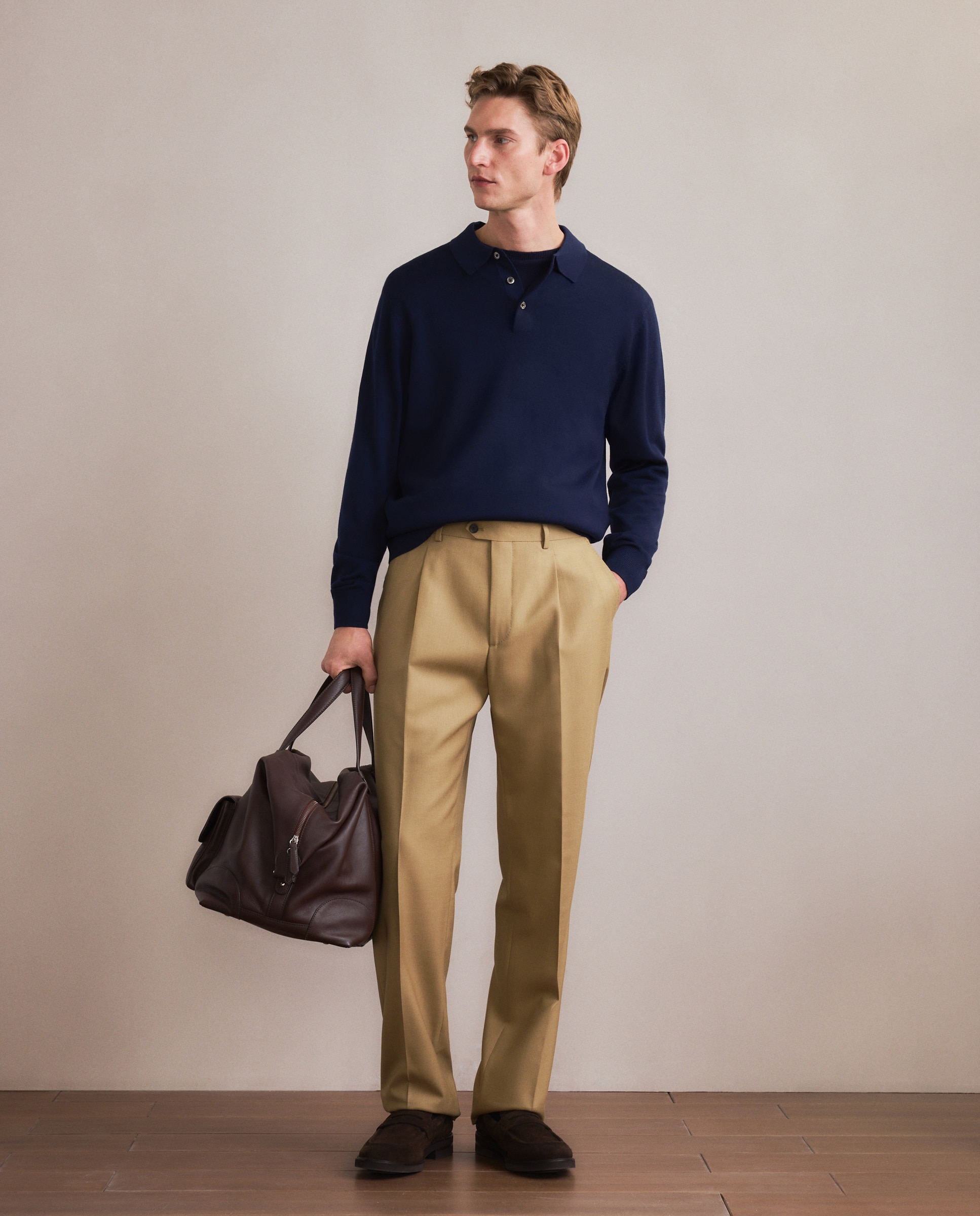 Emidio Tucci - Pantalón de hombre Vestir Fit classic.