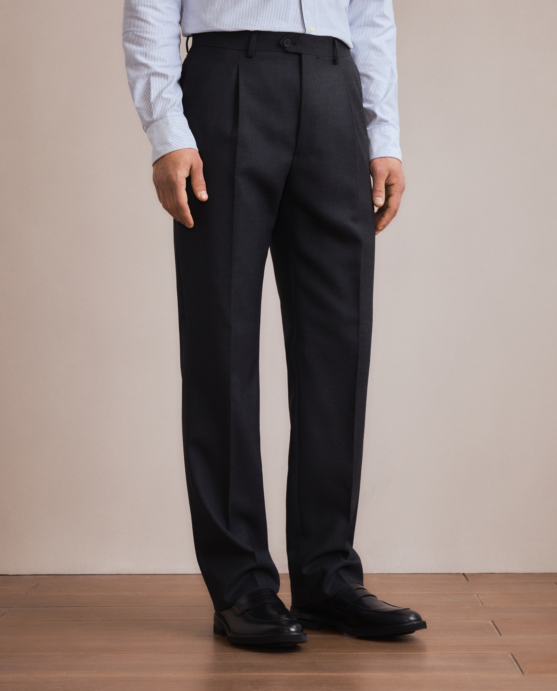 Pantalón de hombre Vestir Fit classic - Emidio Tucci - Gris Gris-2
