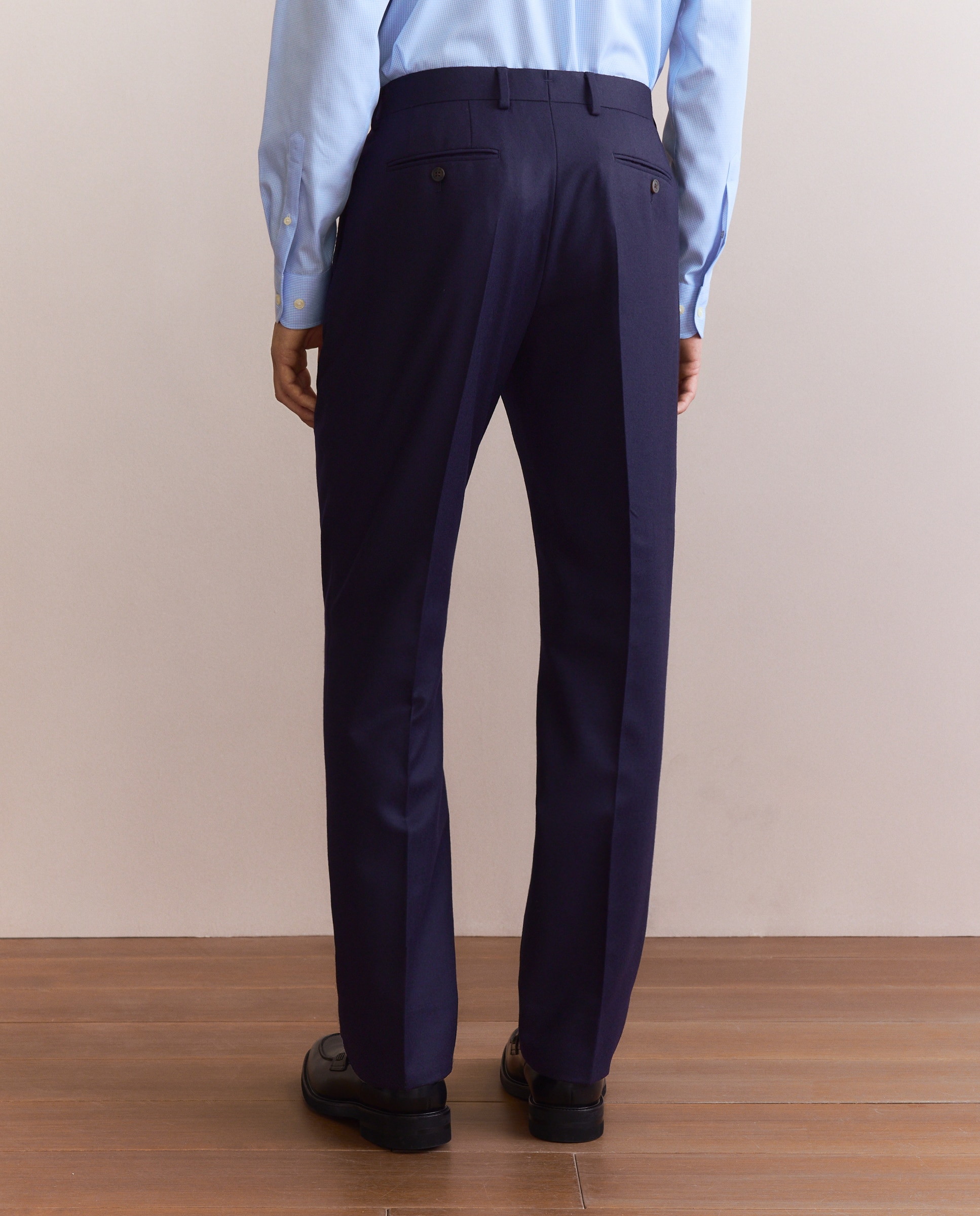 Pantalón vestir regular fit franela hombre - Emidio Tucci - Azul marino Azul marino-3