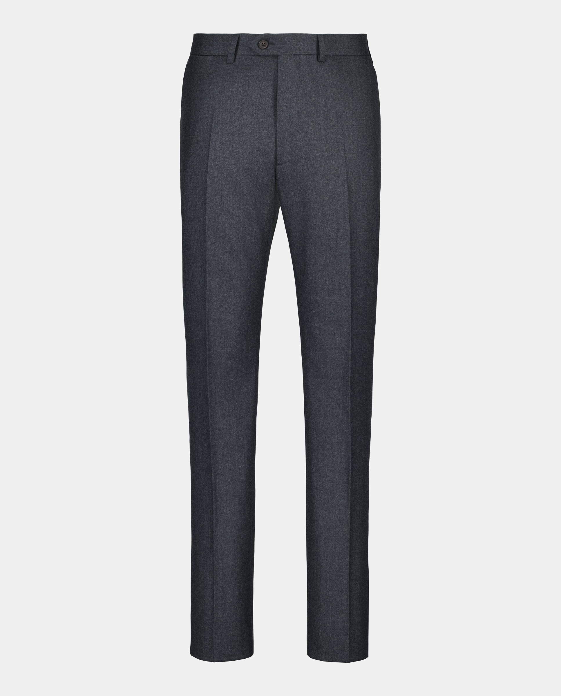 Calças Formais Regular Fit Cinzento-4