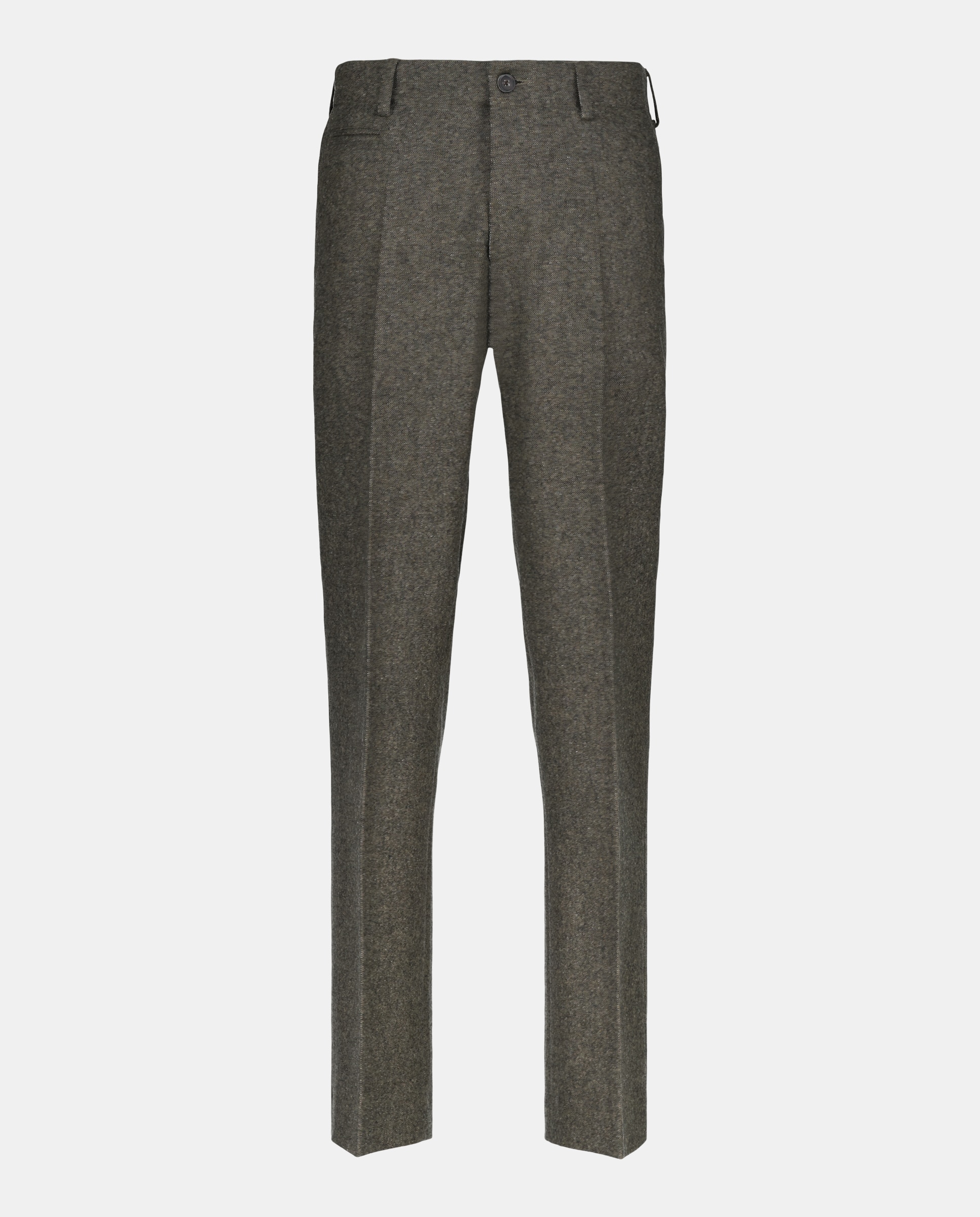 Calças Formais Classic Fit Castanho-4