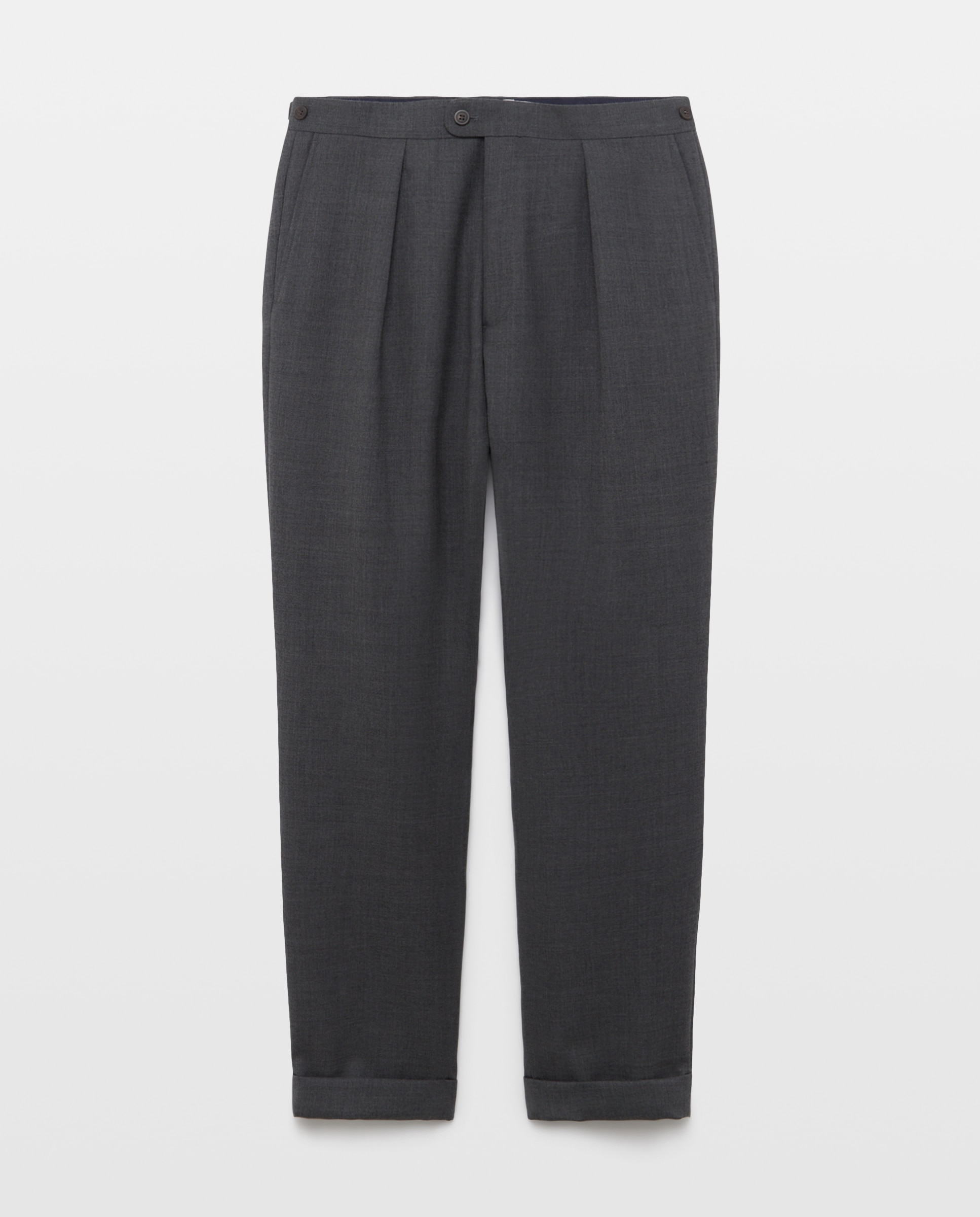 Pantalón de hombre Vestir Fit Regular - Emidio Tucci - Gris oscuro Gris oscuro-4