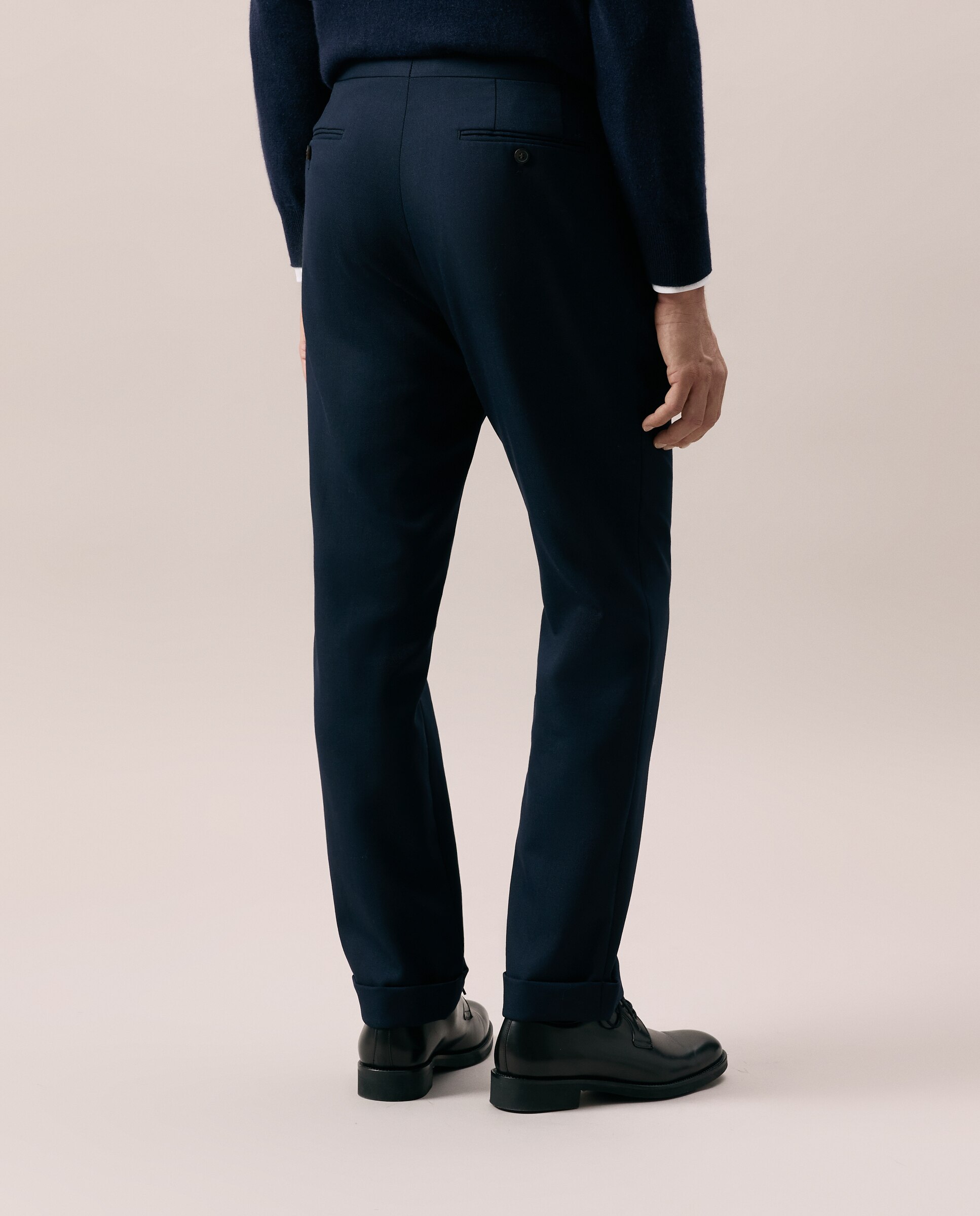 Pantalón de hombre Vestir Fit Regular - Emidio Tucci - Azul marino Azul marino-3