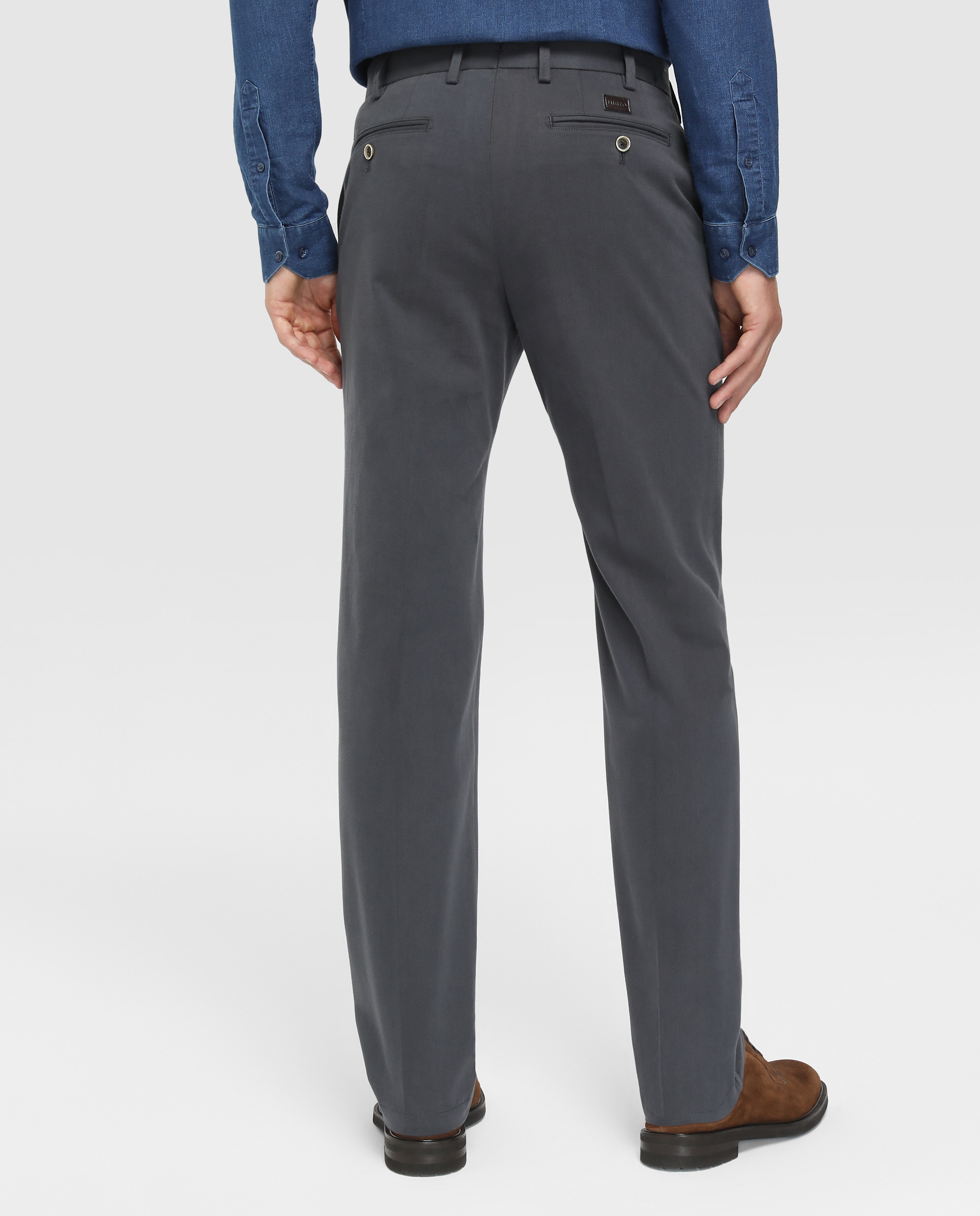 Chino de hombre Mirto regular gris - Gris oscuro Gris oscuro-2