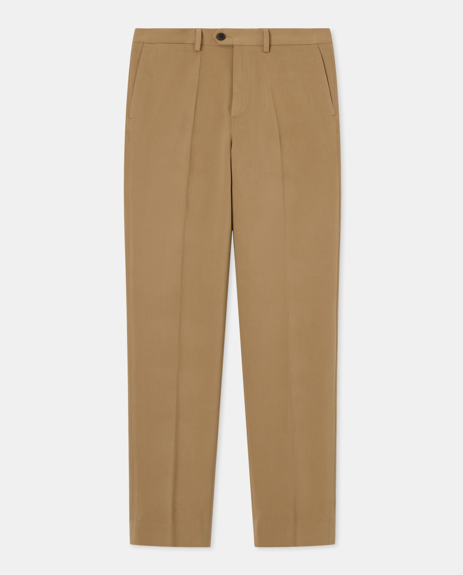 Pantalón chino regular fit algodón 100% hombre - Emidio Tucci - Beige Beige-4