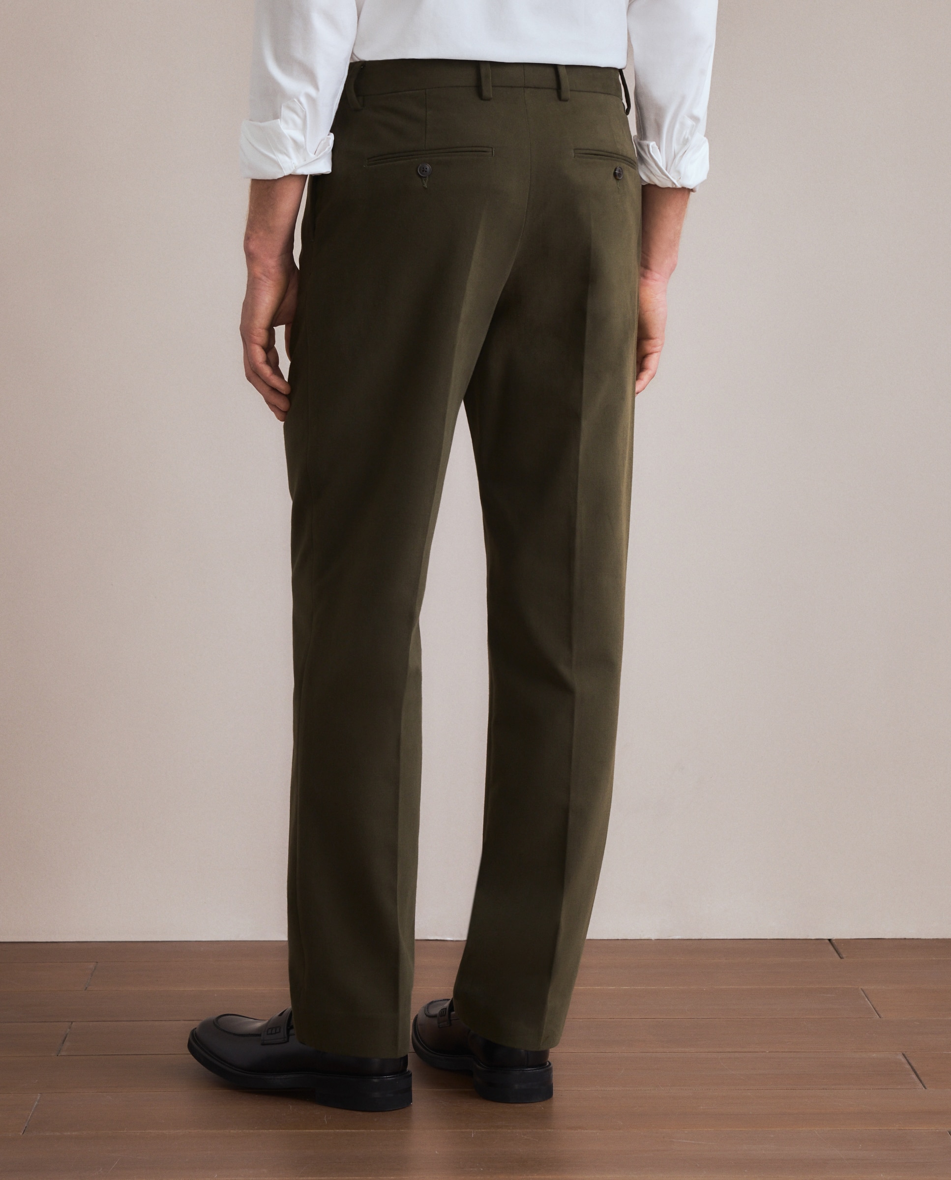 Pantalón de hombre sport Fit Classic - Emidio Tucci - Kaki Kaki-3