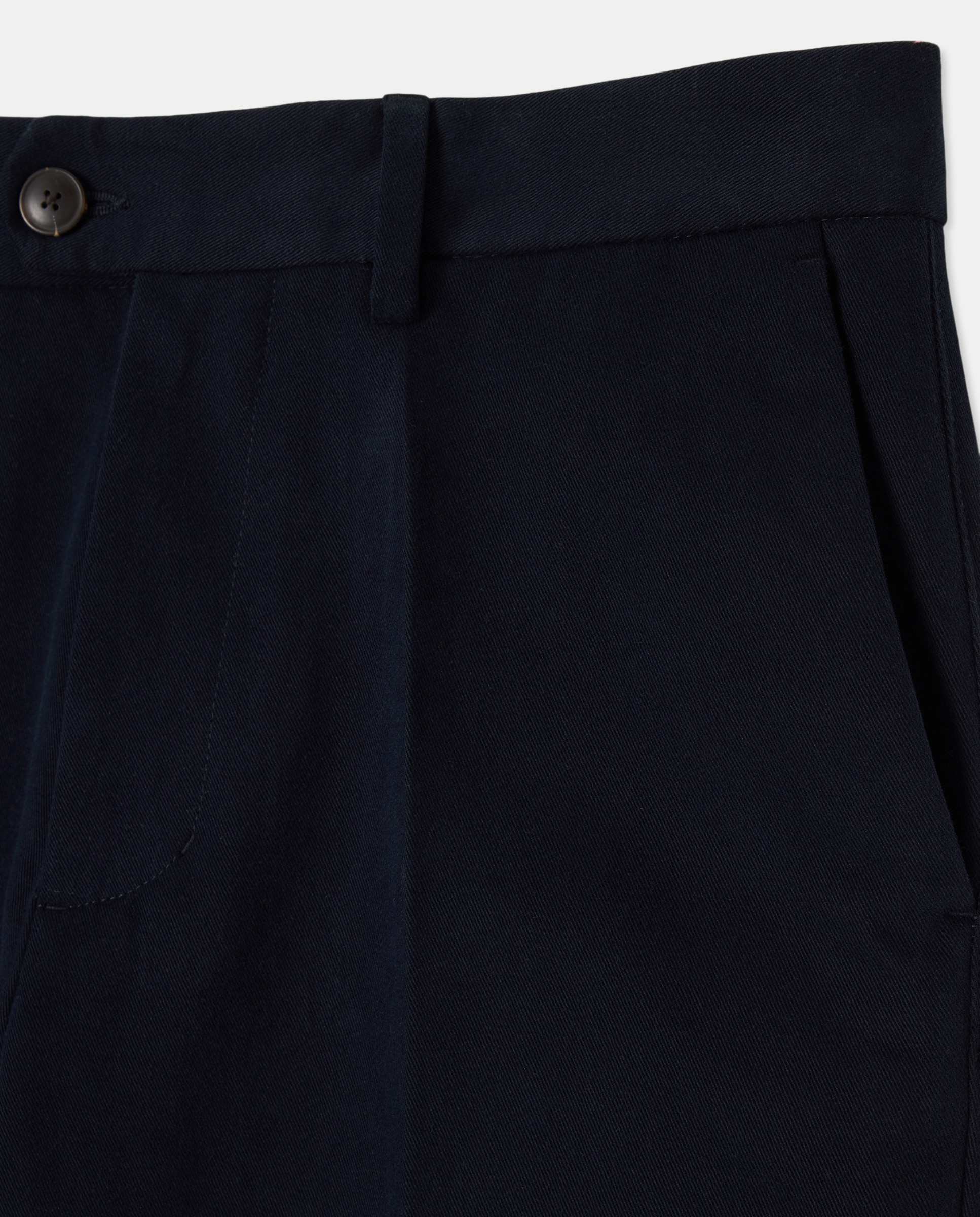 Pantalón chino regular fit algodón 100% hombre - Emidio Tucci - Azul marino Azul marino-5