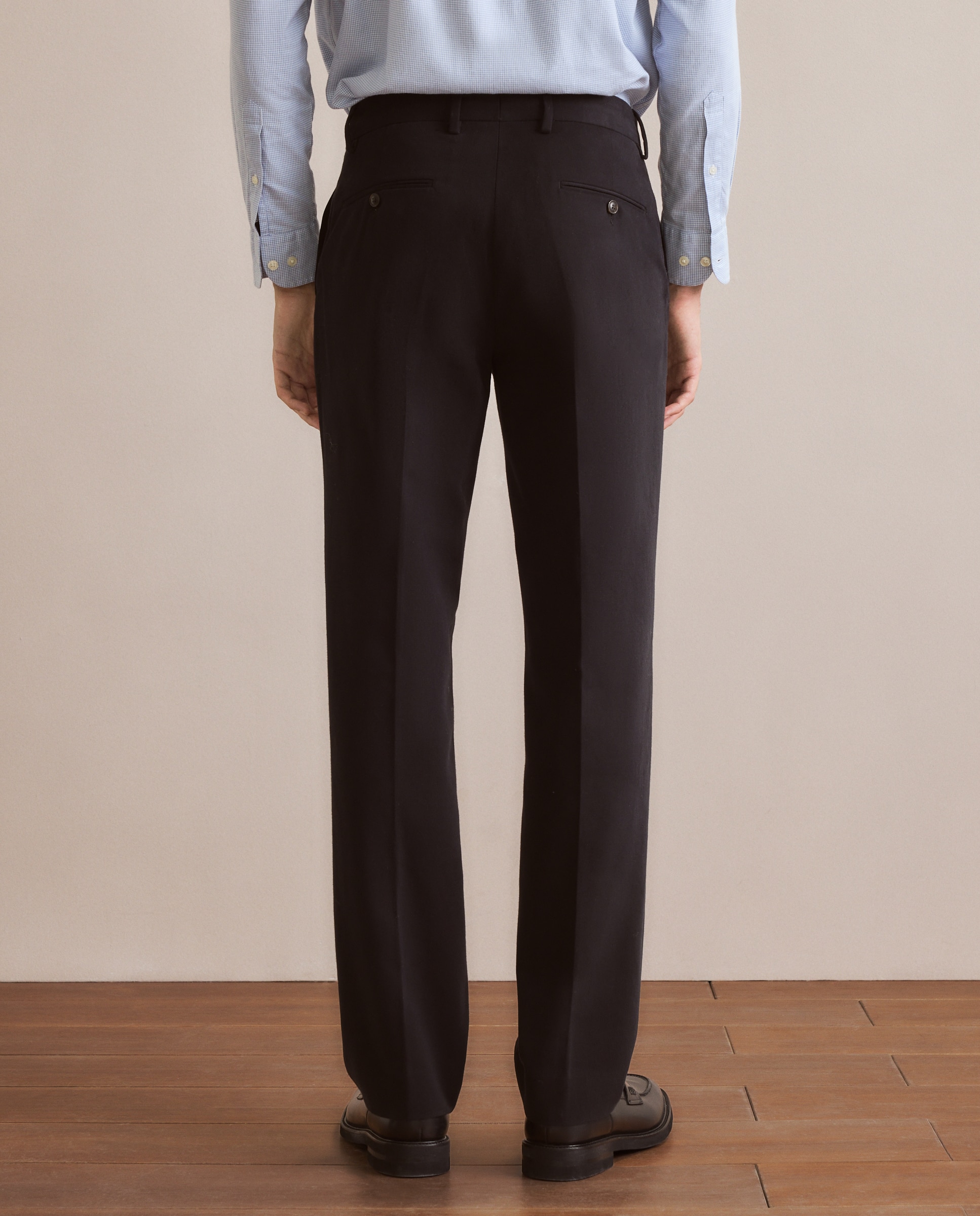 Pantalón chino regular fit algodón 100% hombre - Emidio Tucci - Negro Negro-3