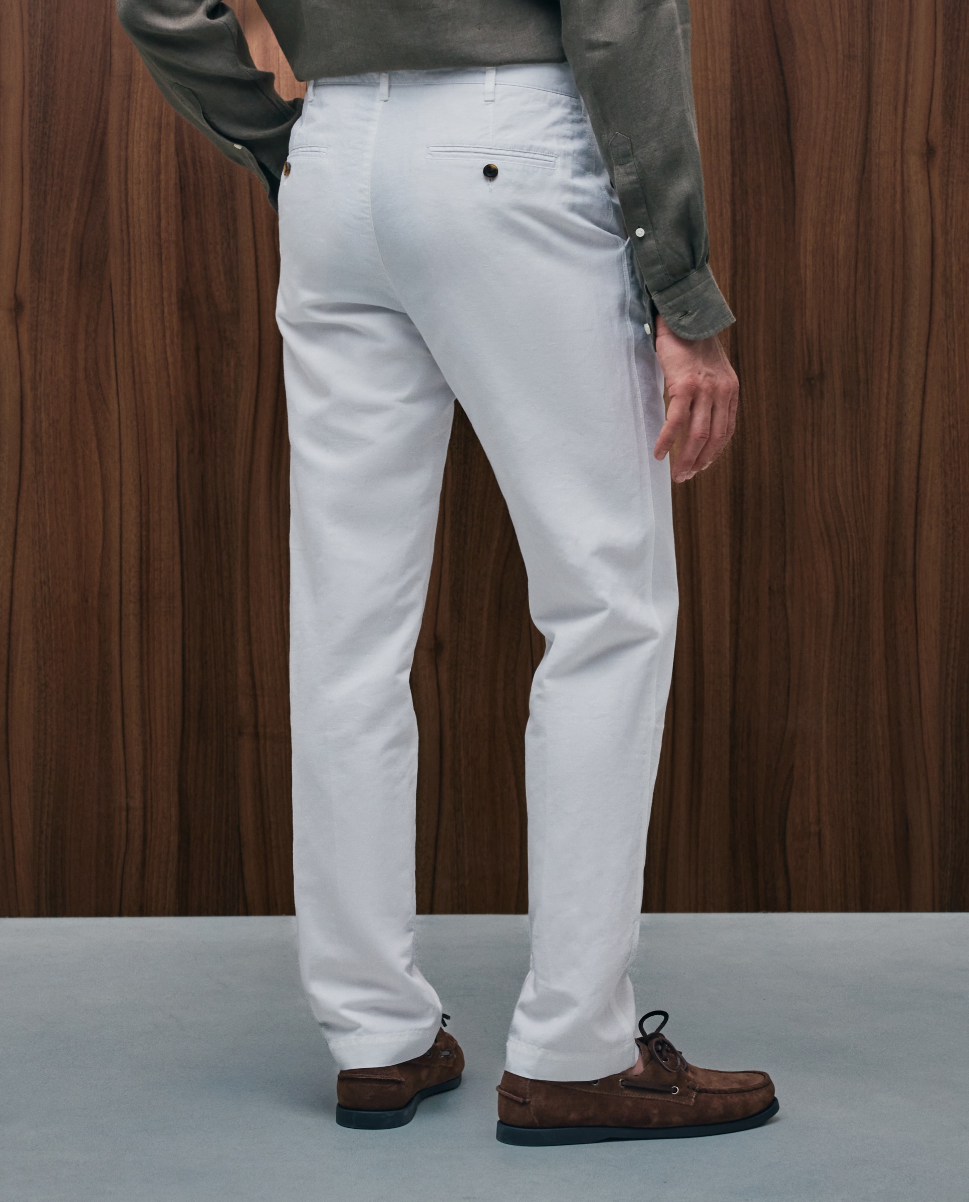 Pantalón de hombre sport Fit Slim - Emidio Tucci - Blanco Blanco-3
