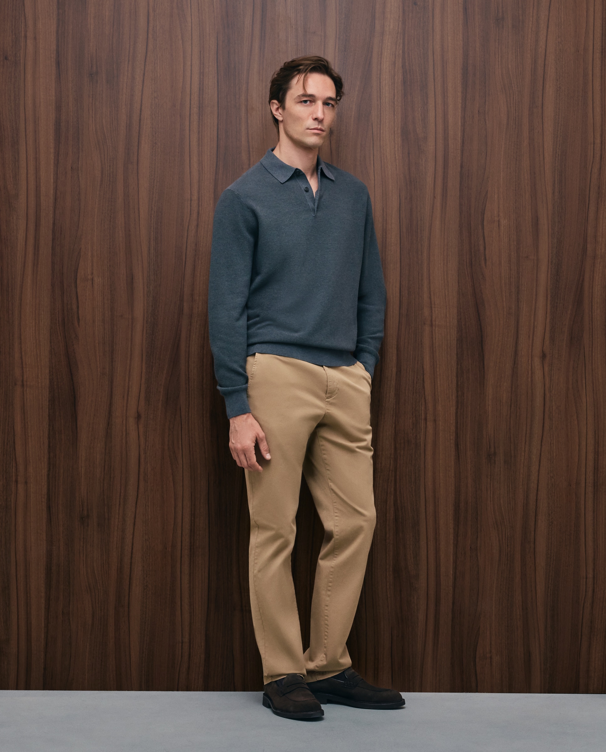 Pantalón de hombre sport Fit Regular - Emidio Tucci - Beige Beige-1