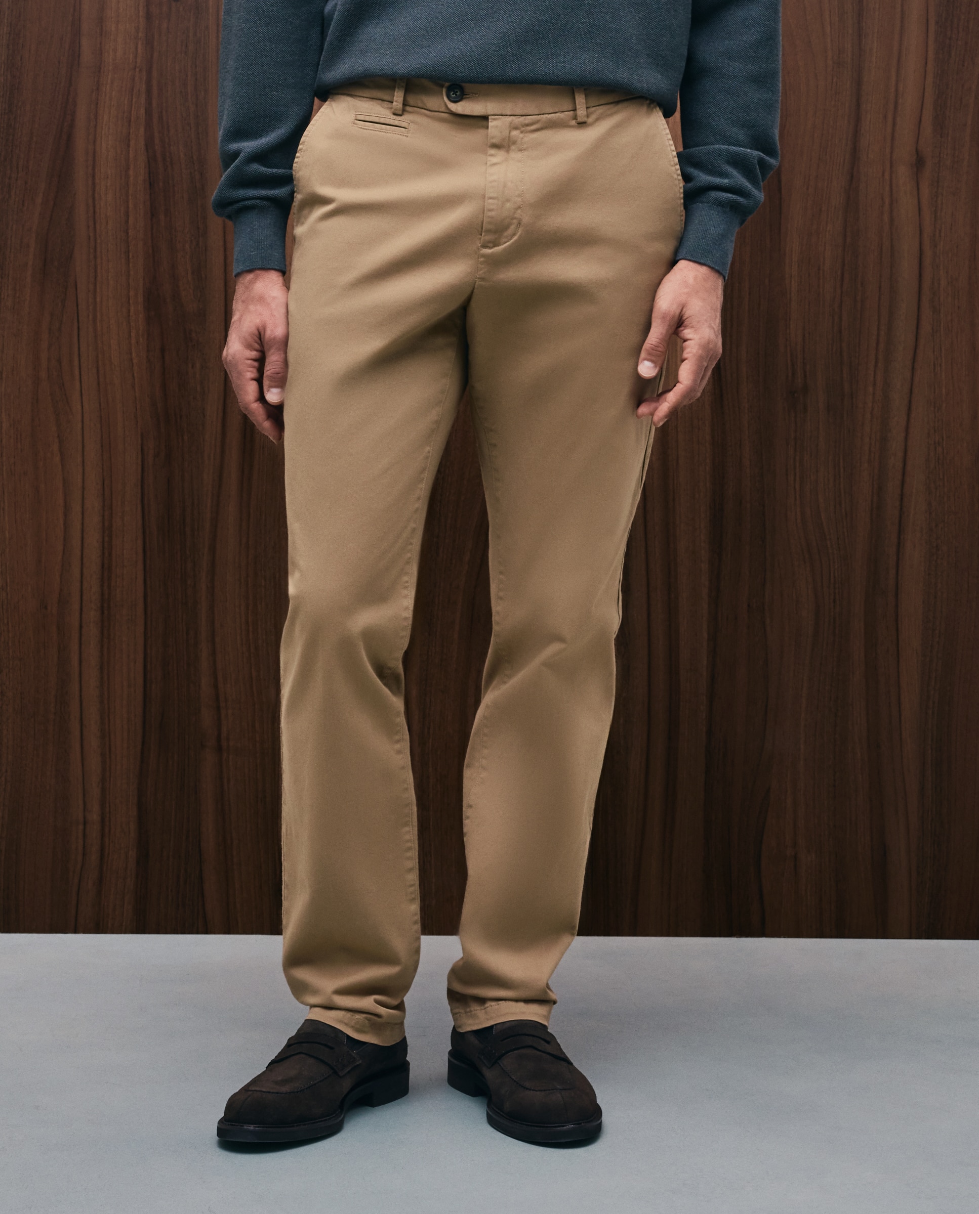 Pantalón de hombre sport Fit Regular - Emidio Tucci - Beige Beige-2