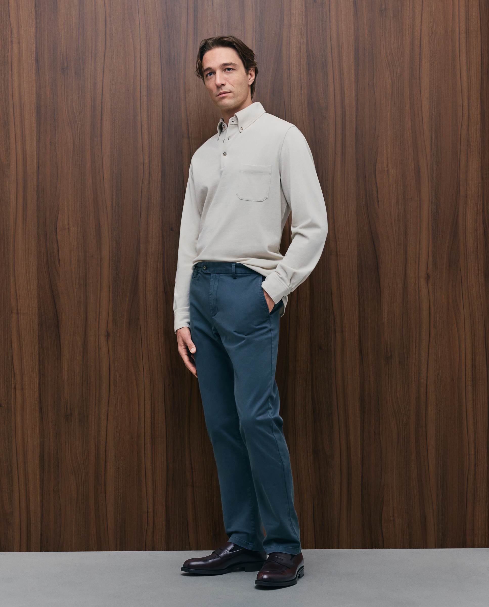 Pantalón de hombre sport Fit Regular - Emidio Tucci - Verde oscuro Verde oscuro-1