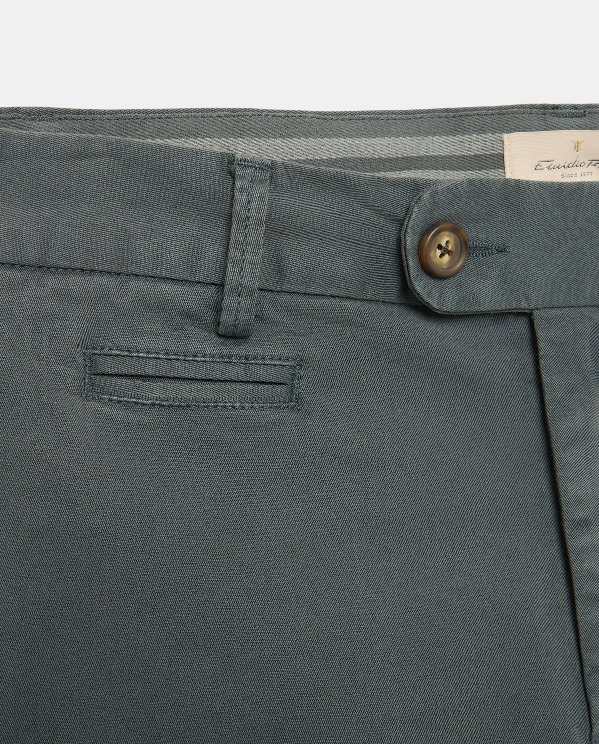 Pantalón de hombre sport Fit Regular - Emidio Tucci - Verde oscuro Verde oscuro-5