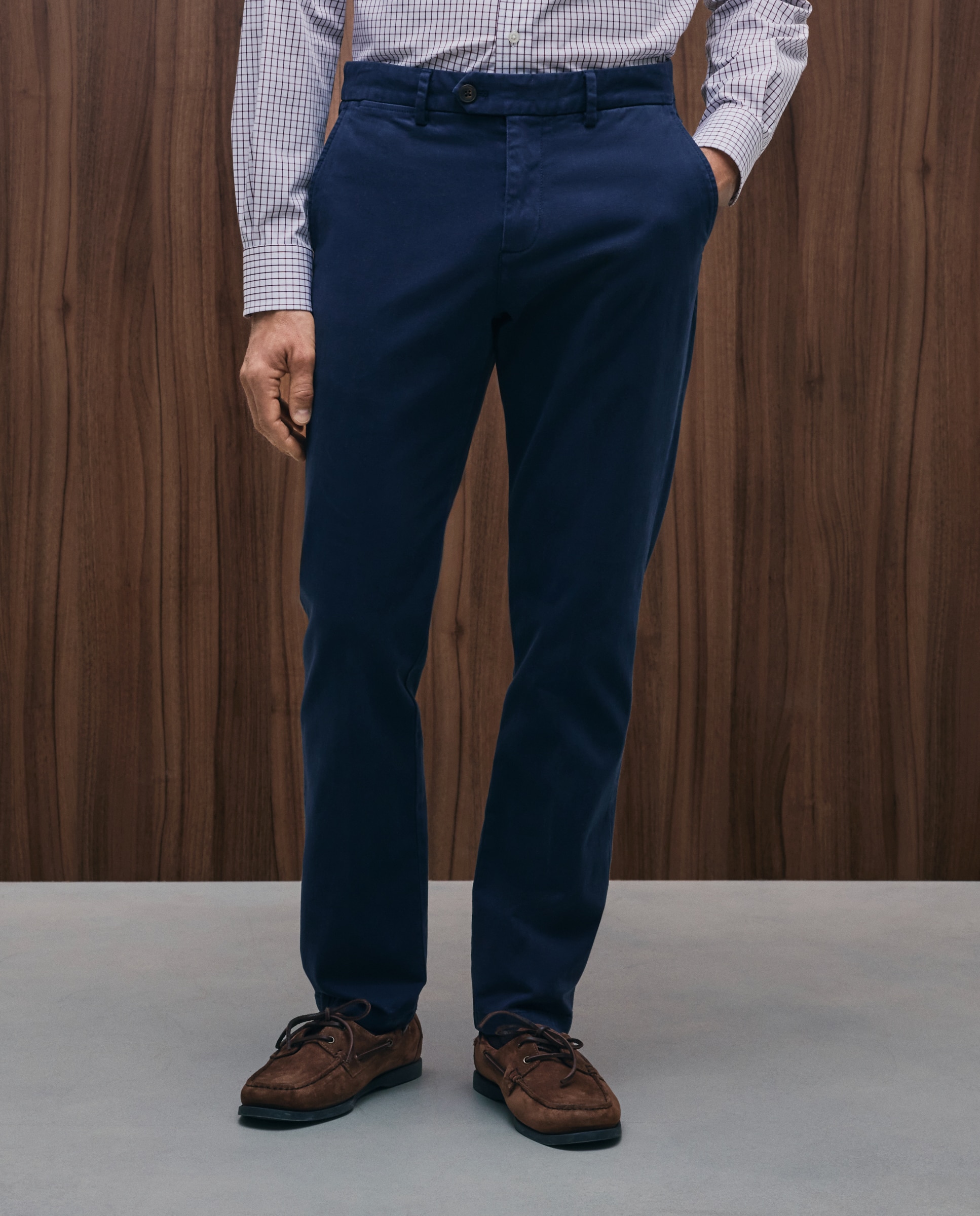 Calças Desportivas Slim Fit Azul-marinho-2