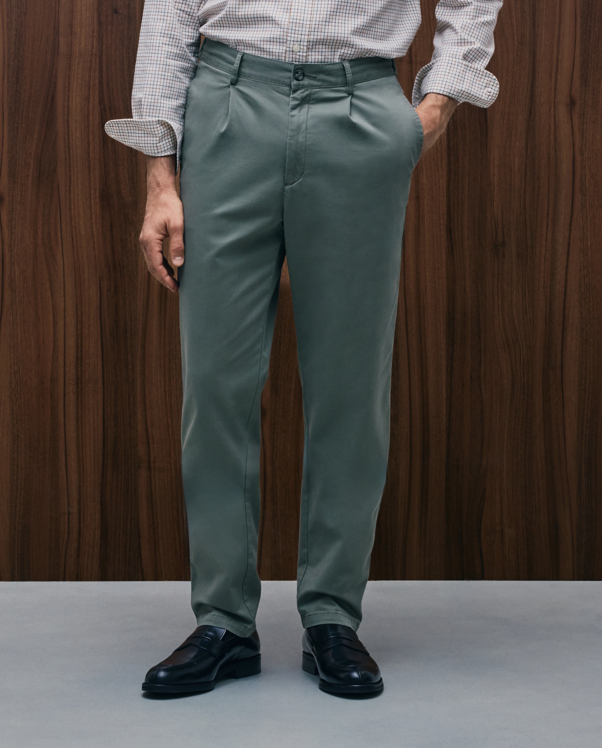 Pantalón de hombre sport Fit Regular - Emidio Tucci - Verde Verde-2