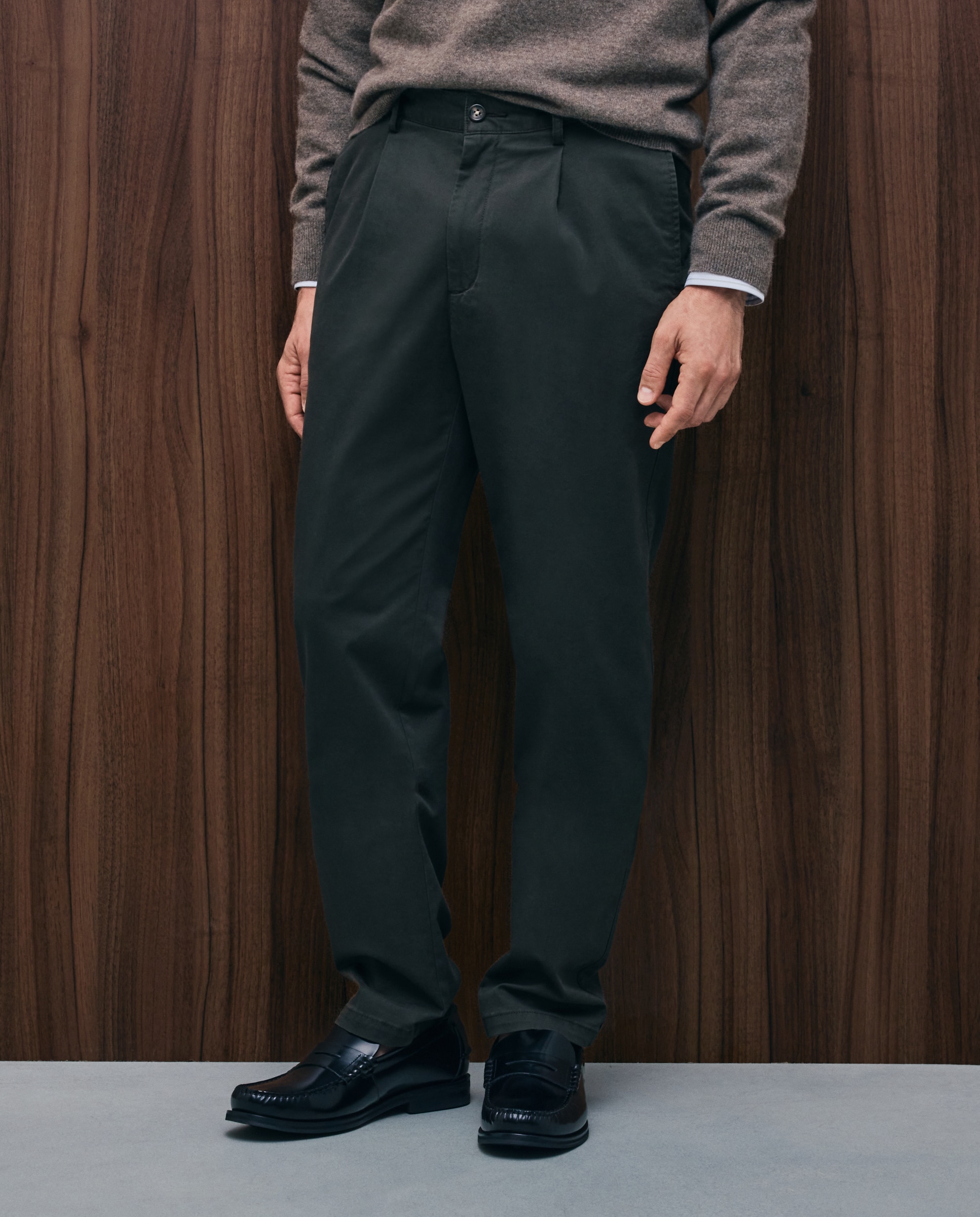 Pantalón de hombre sport Fit Regular - Emidio Tucci - Marrón Marrón-2