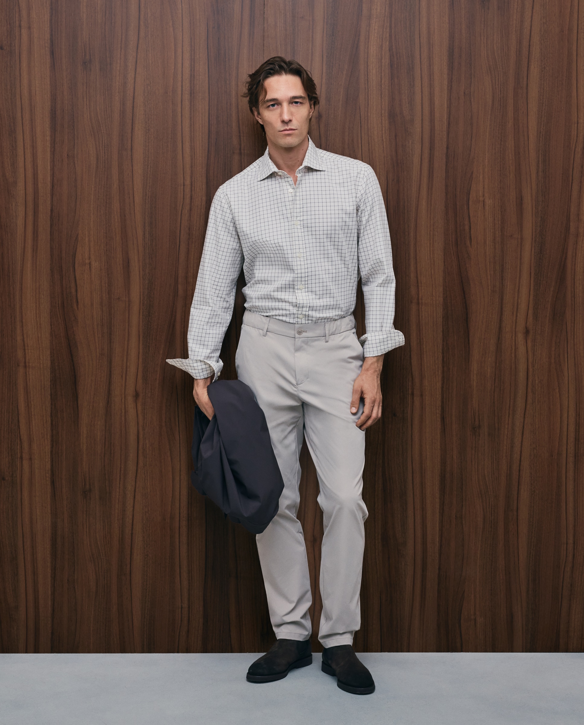 Pantalón de hombre sport Fit Slim - Emidio Tucci - Beige Beige-1