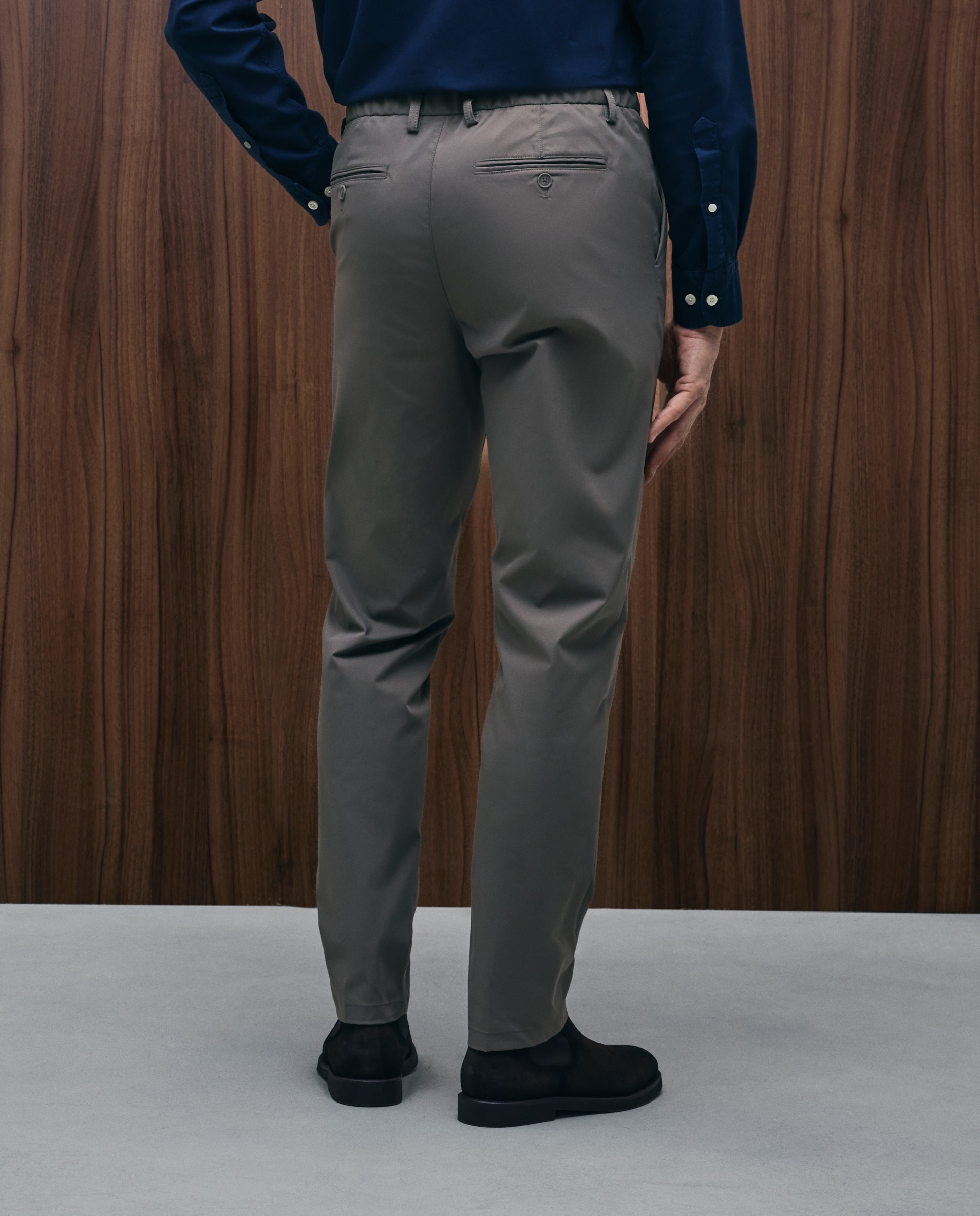Pantalón de hombre sport Fit Slim - Emidio Tucci - Marrón Marrón-3