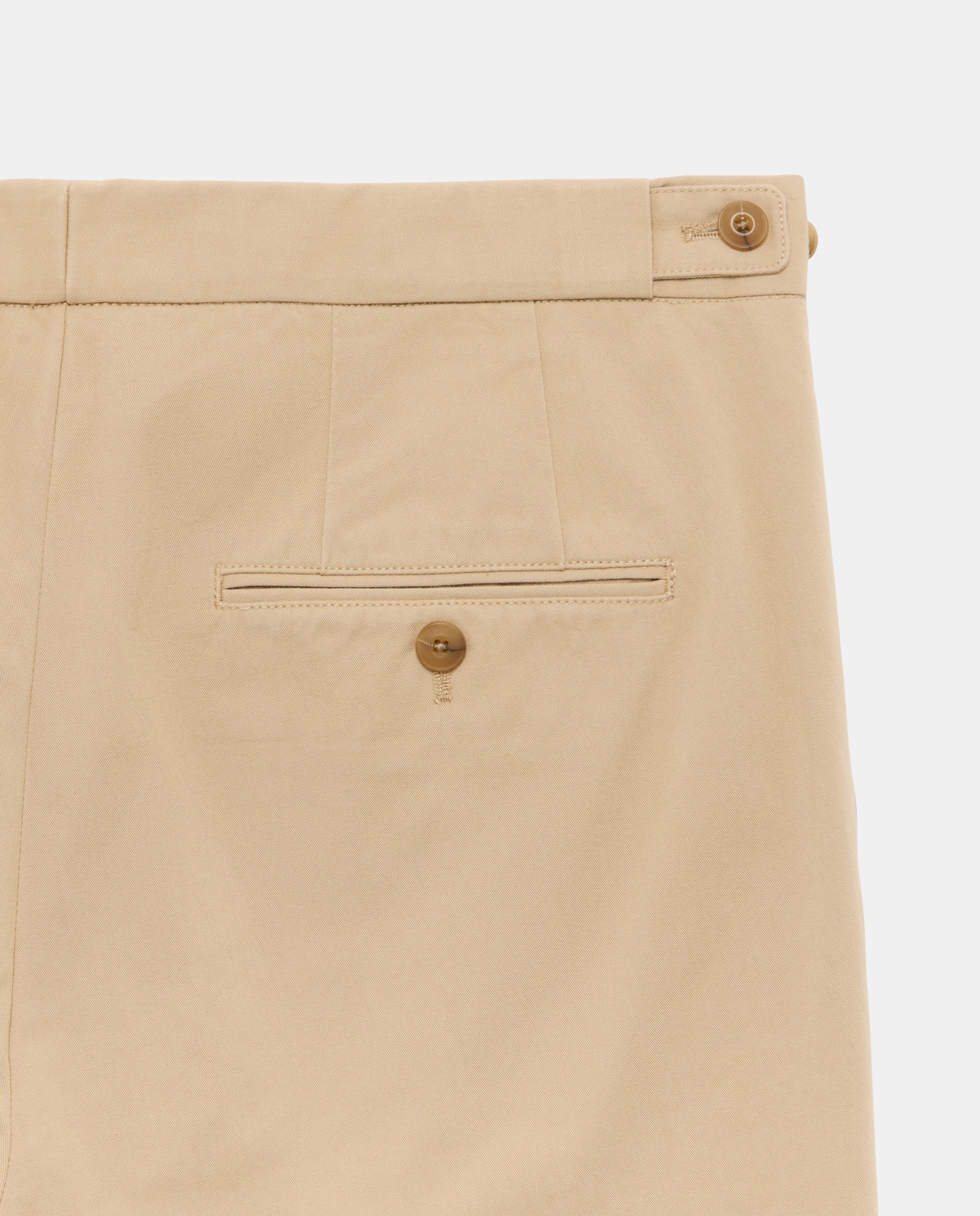 Pantalón chino regular fit un pliegue hombre - Emidio Tucci - Marrón Marrón-5