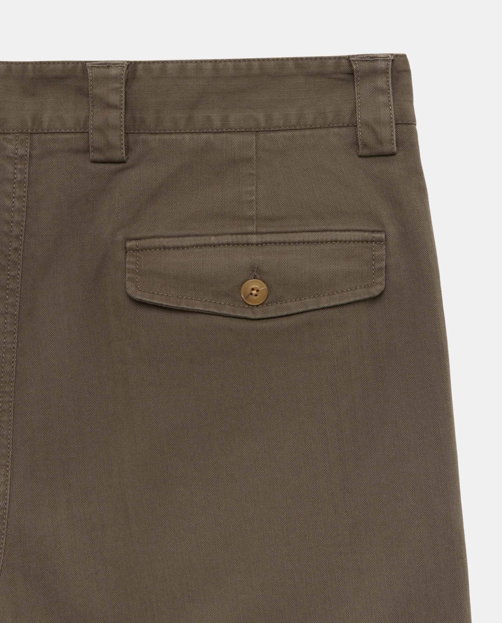 Pantalón chino regular fit dos pliegues hombre - Emidio Tucci - Verde Verde-5