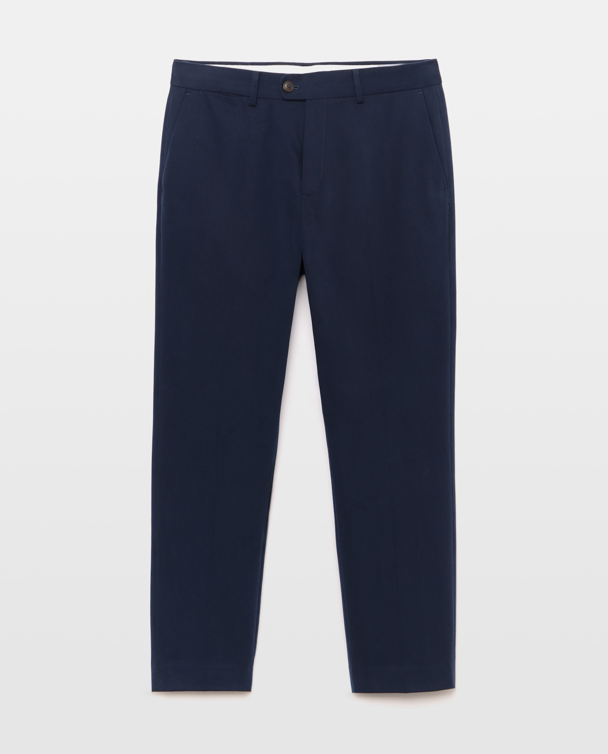 Imagen 0 de Pantalón chino regular fit algodón 100% hombre Azul índigo