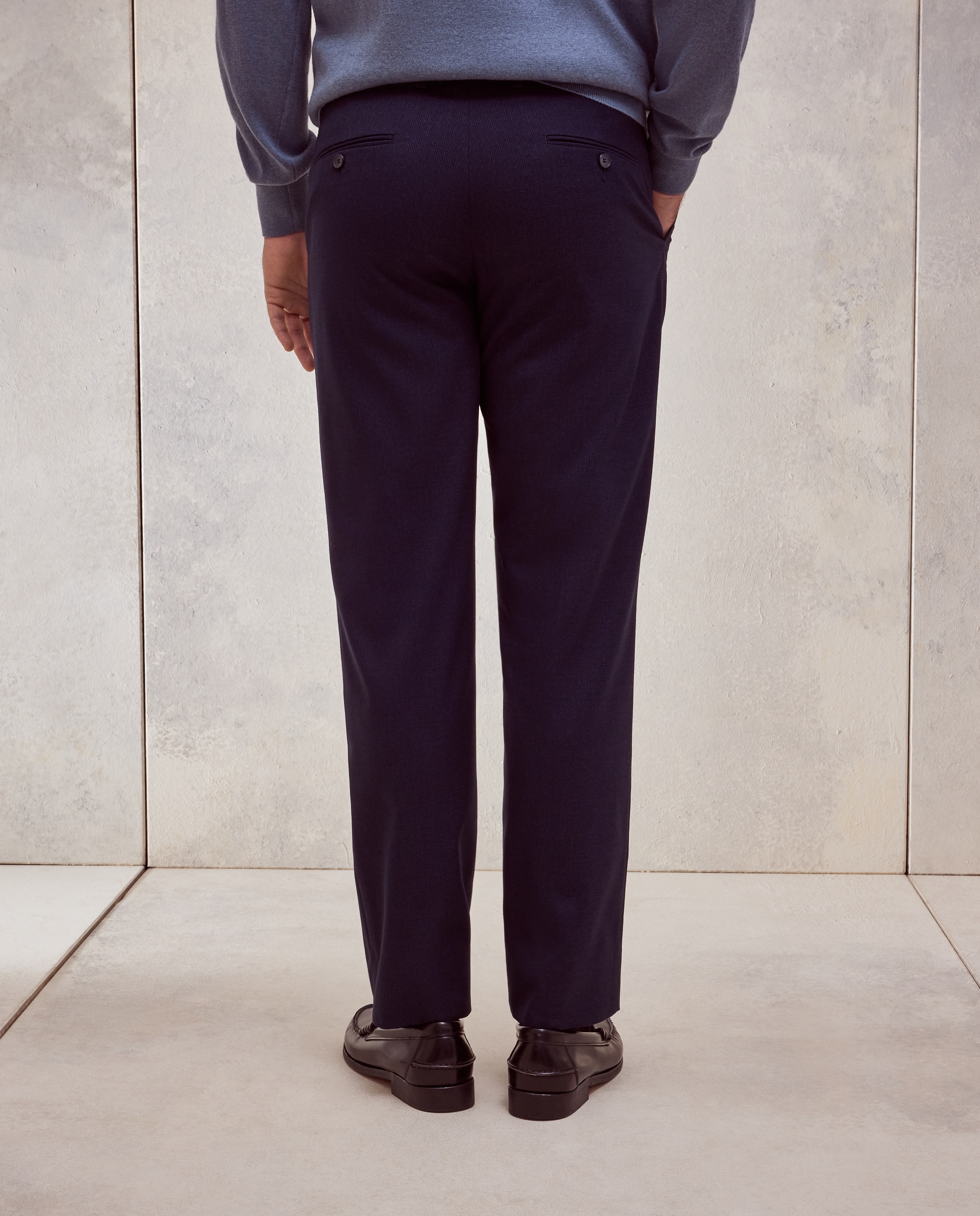 Pantalon de vestir hombre - Dustin - Azul Azul-3