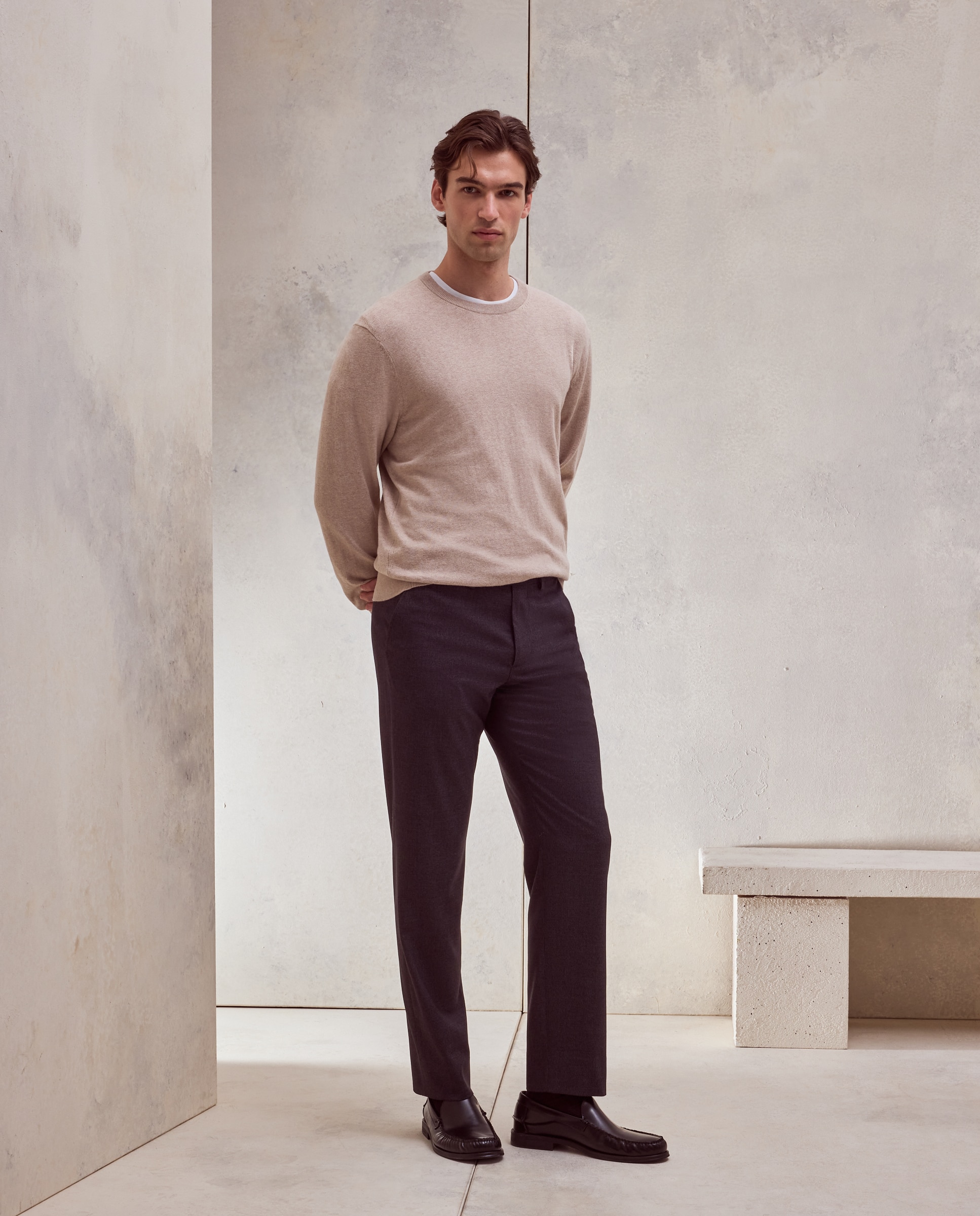 Imagen 0 de Pantalon de vestir hombre Gris