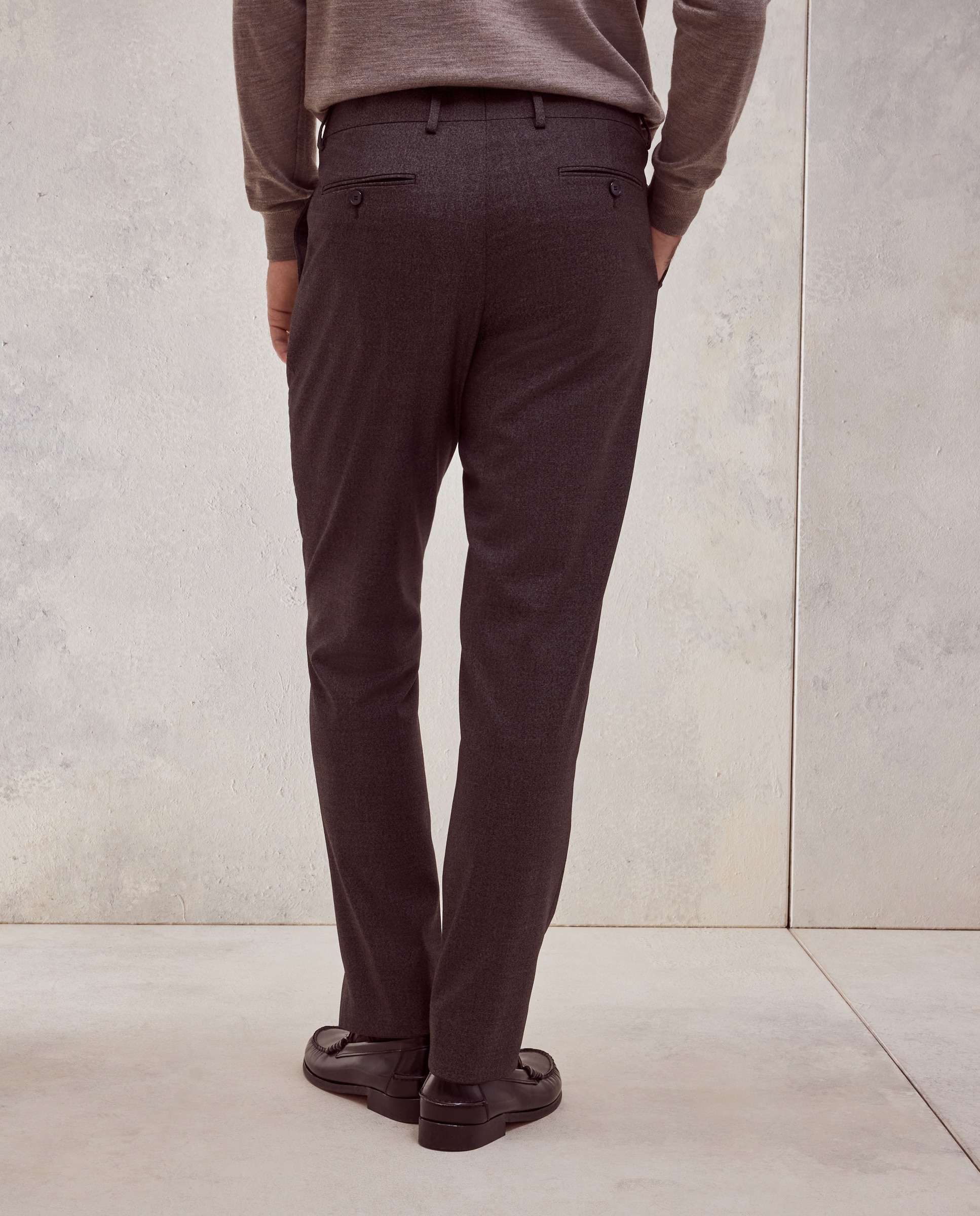 Pantalon de vestir hombre - Dustin - Marrón Marrón-3