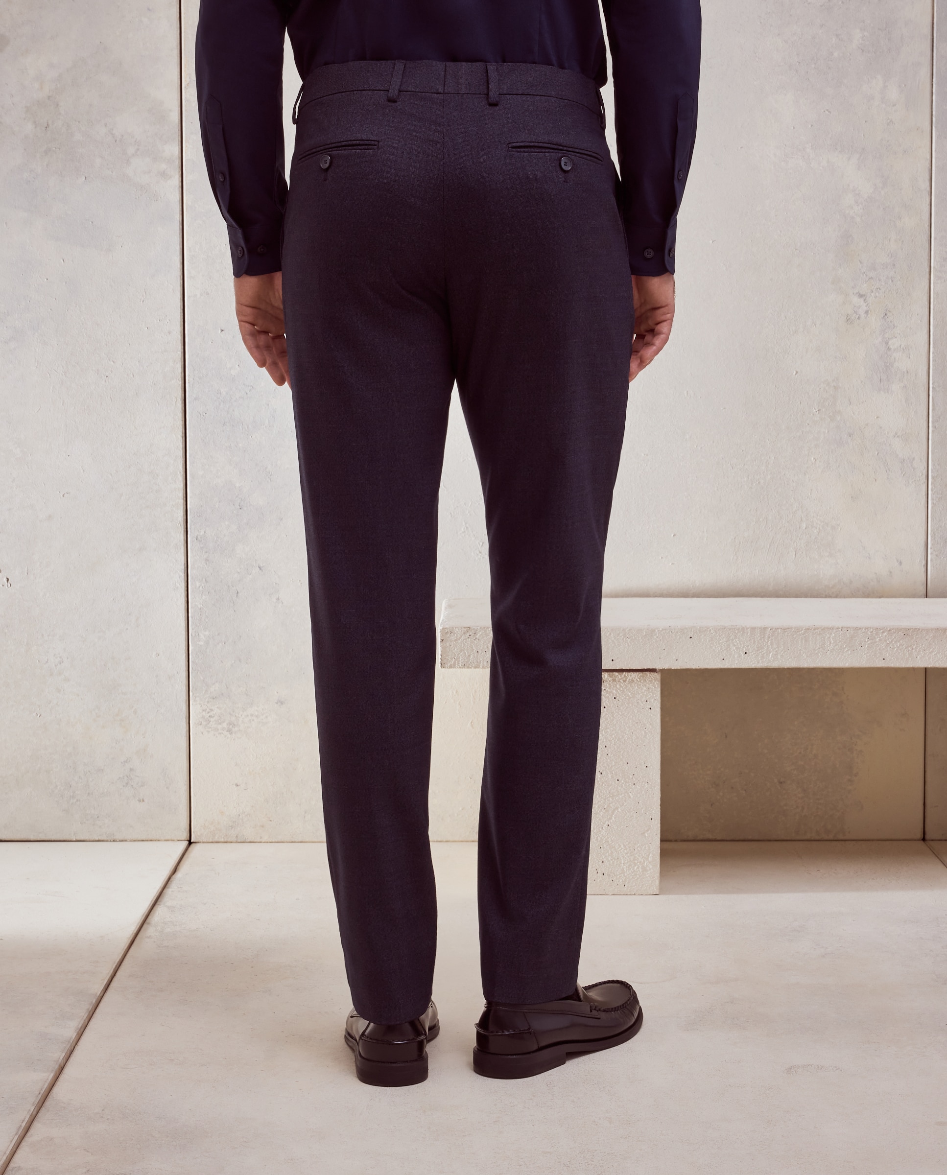 Pantalon de vestir hombre - Dustin - Azul Azul-3