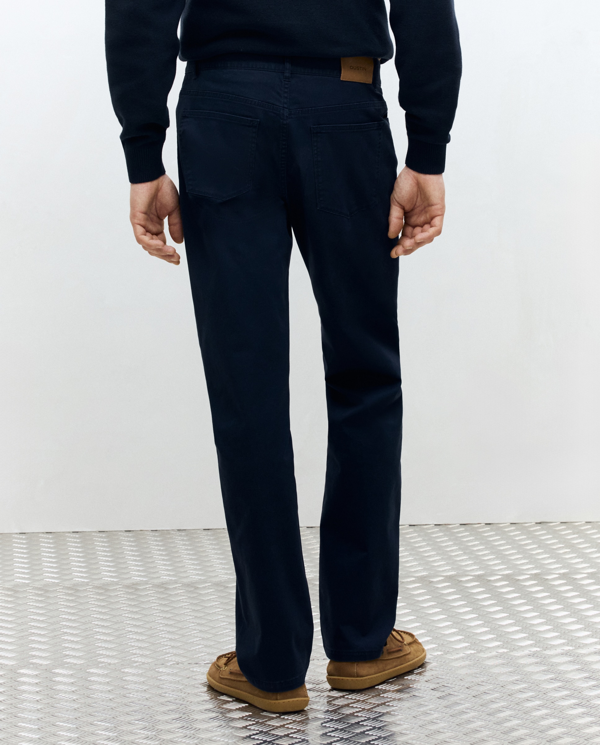Pantalon hombre de cinco bolsillos sport regular - Dustin - Azul marino Azul marino-3
