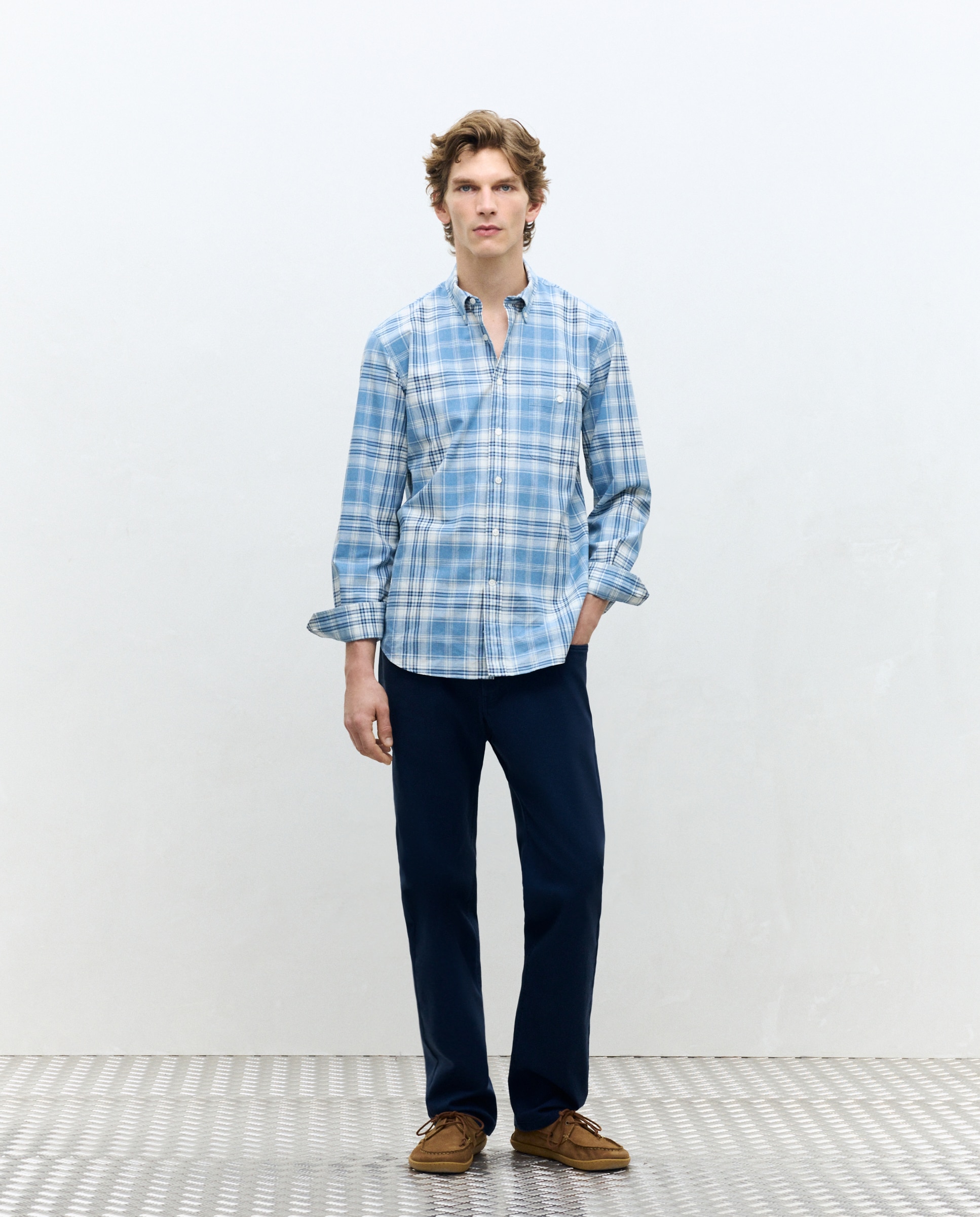 Dustin - Pantalon hombre de cinco bolsillos sport regular algodón elastómero.
