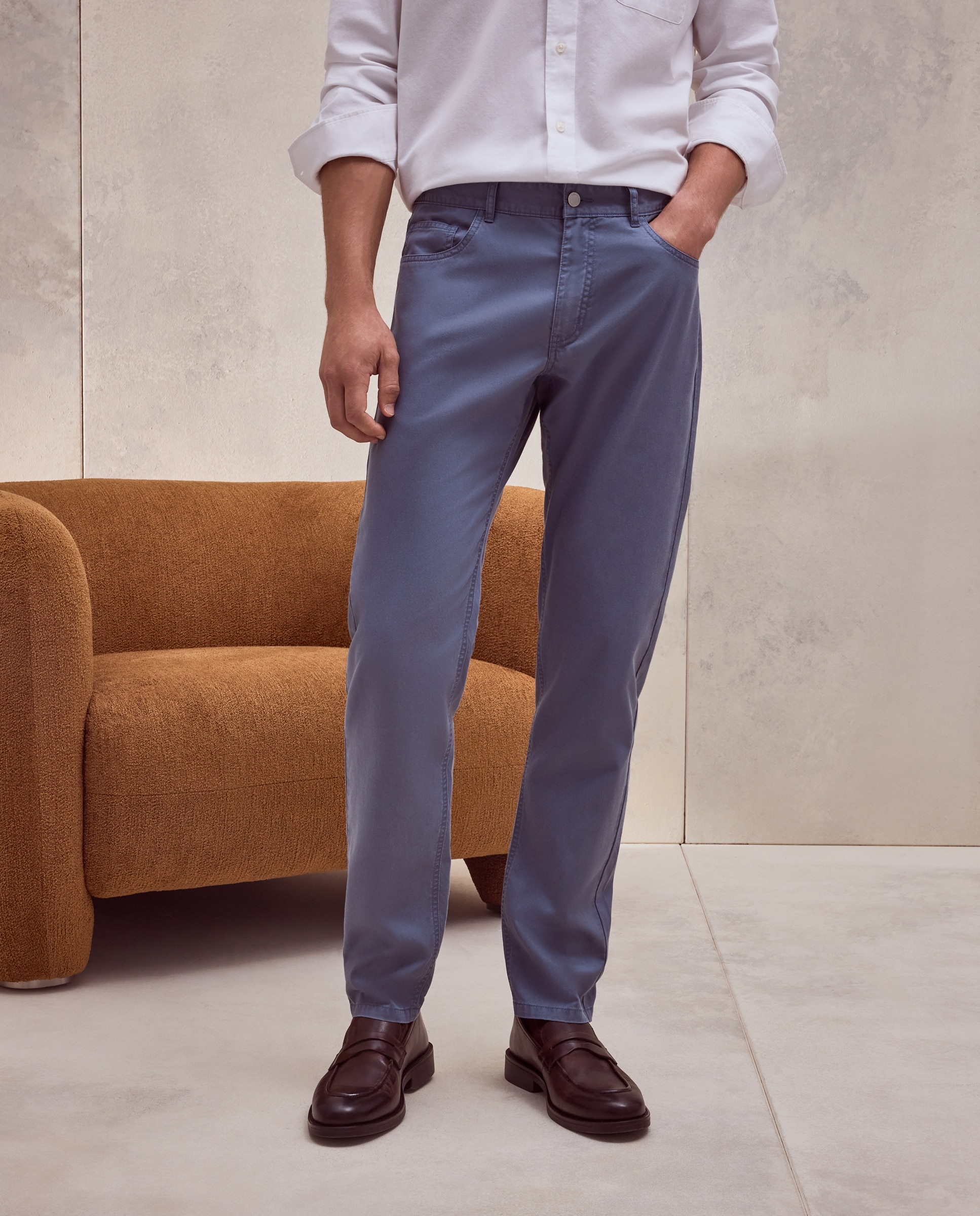 Pantalón sport de cinco bolsillos. - Dustin - Azul marino Azul marino-2