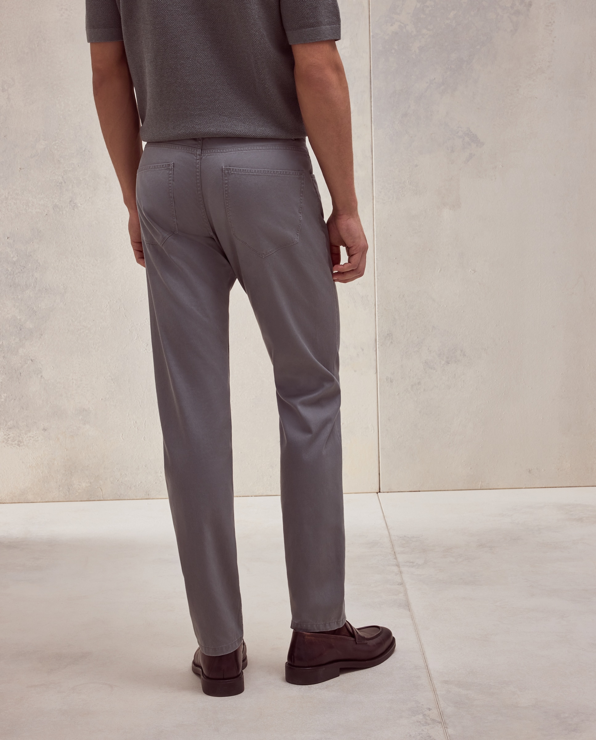 Pantalón sport de cinco bolsillos. - Dustin - Verde Verde-3