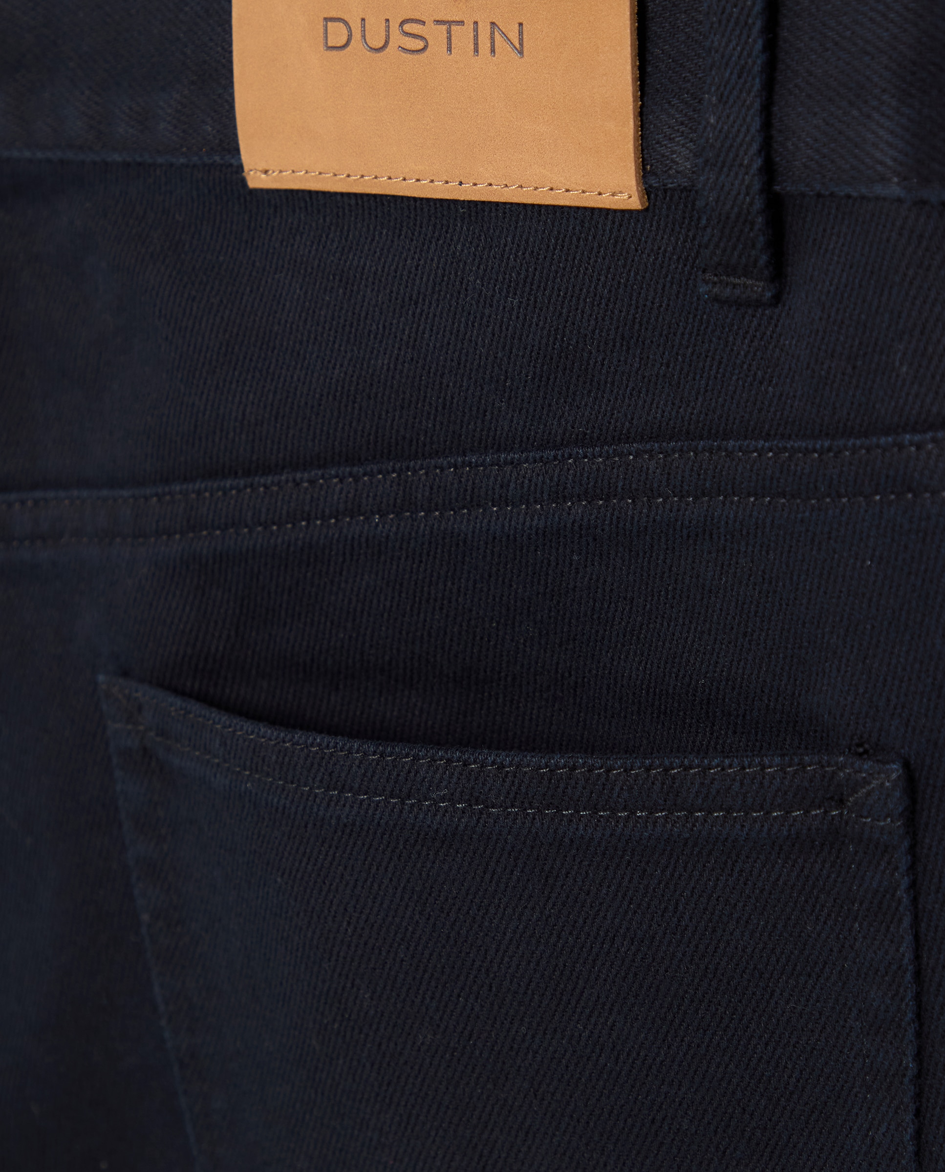 Calças Desportivas Regular de Algodão Spandex com 5 Bolsos Preto-2
