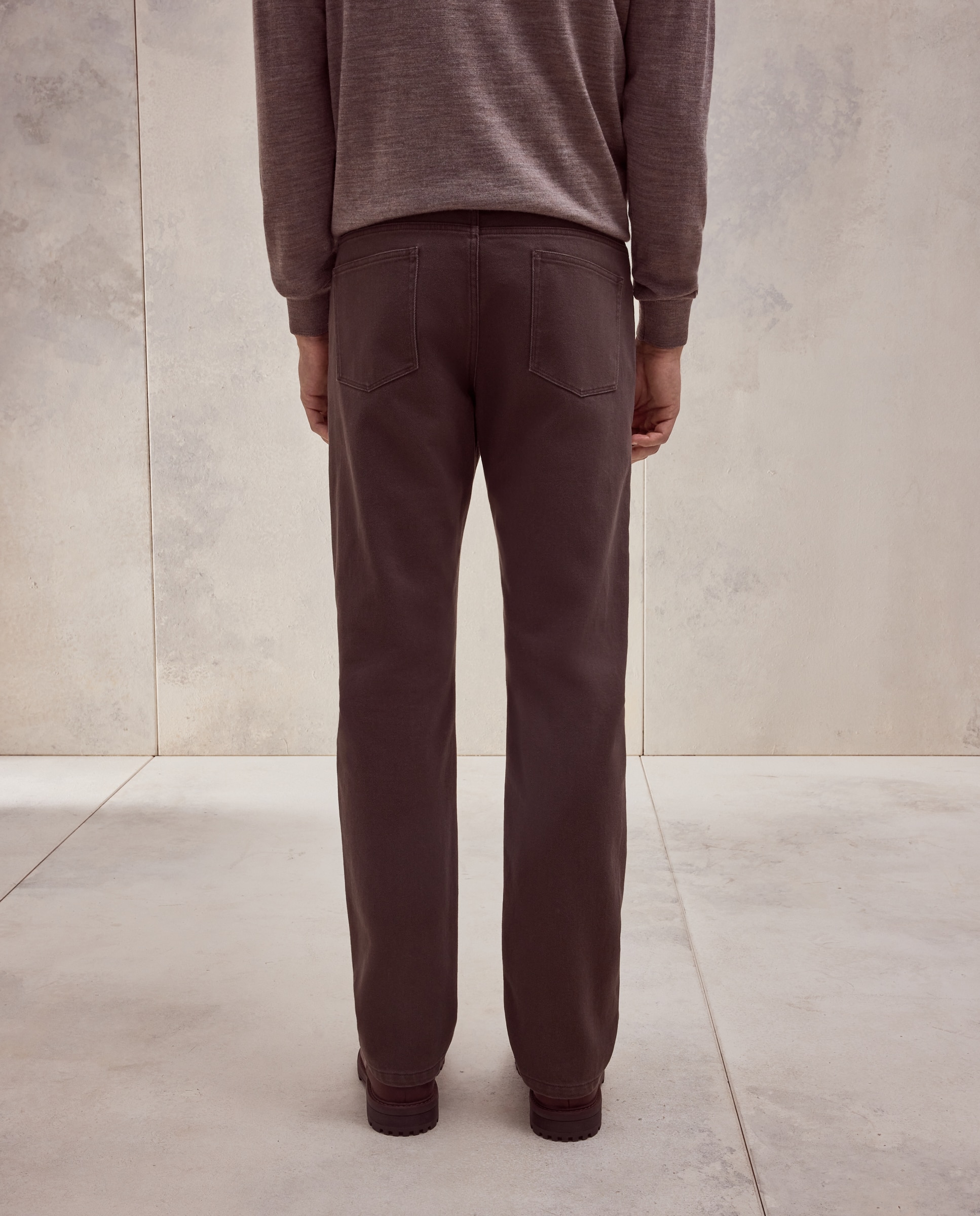 Pantalón hombre sport 5 bolsillos, regular algodón spandex - Dustin - Verde Verde-3