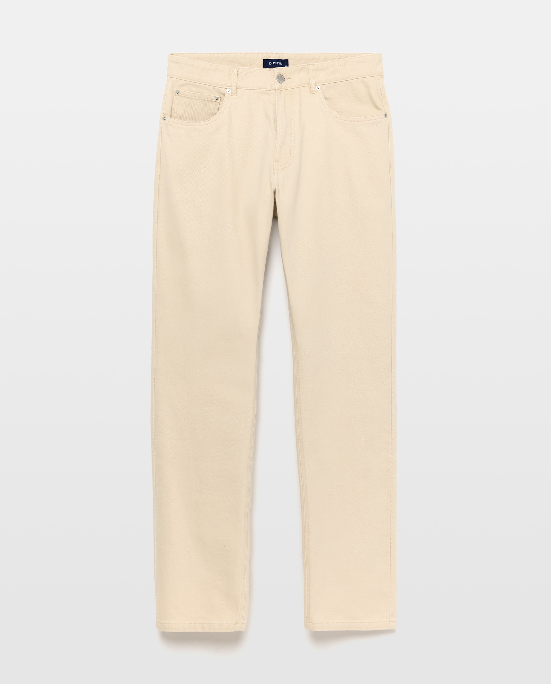 Pantalón hombre sport 5 bolsillos, regular algodón spandex - Dustin - Beige Beige-4