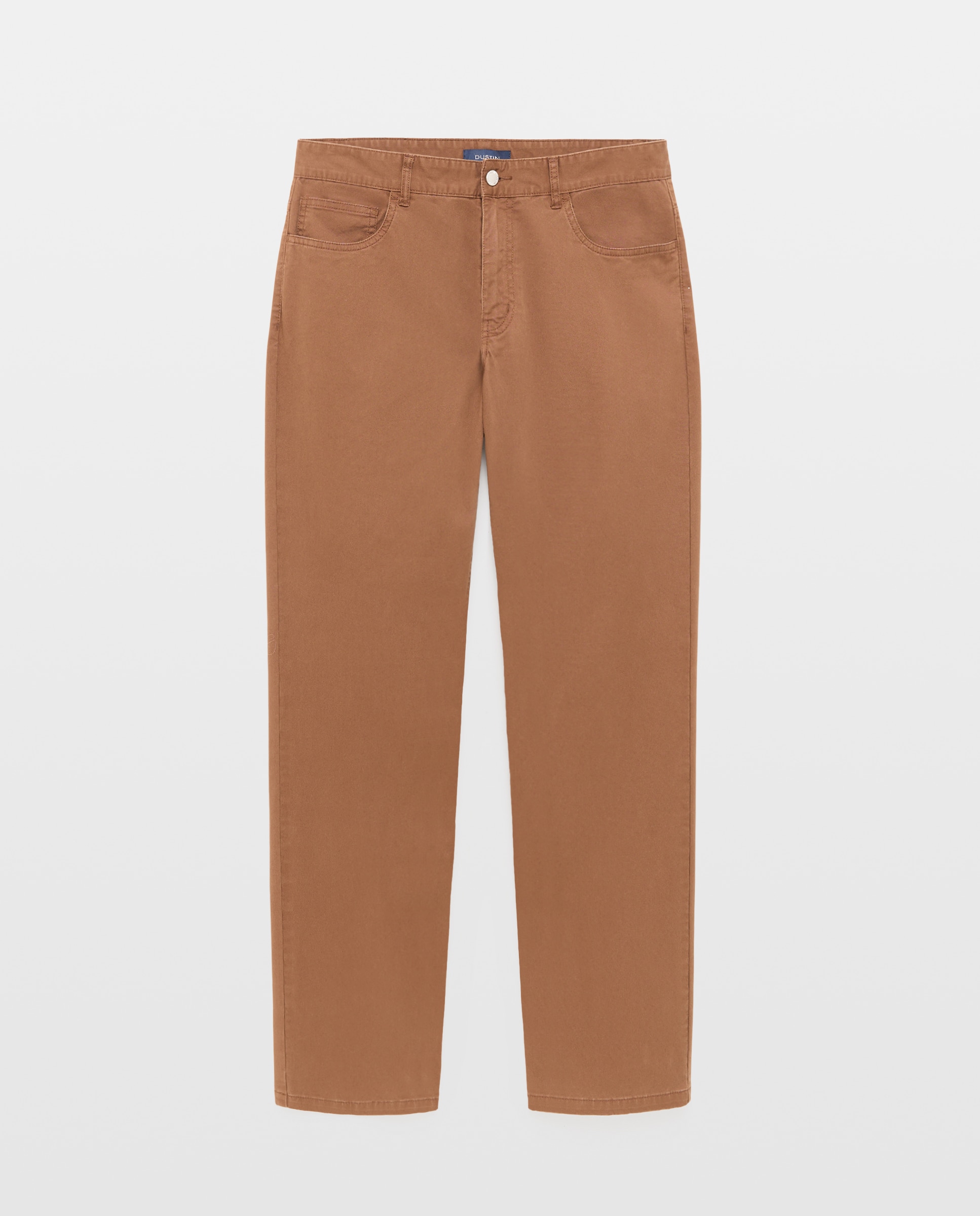 Pantalon hombre de cinco bolsillos sport regular - Dustin - Marrón Marrón-4