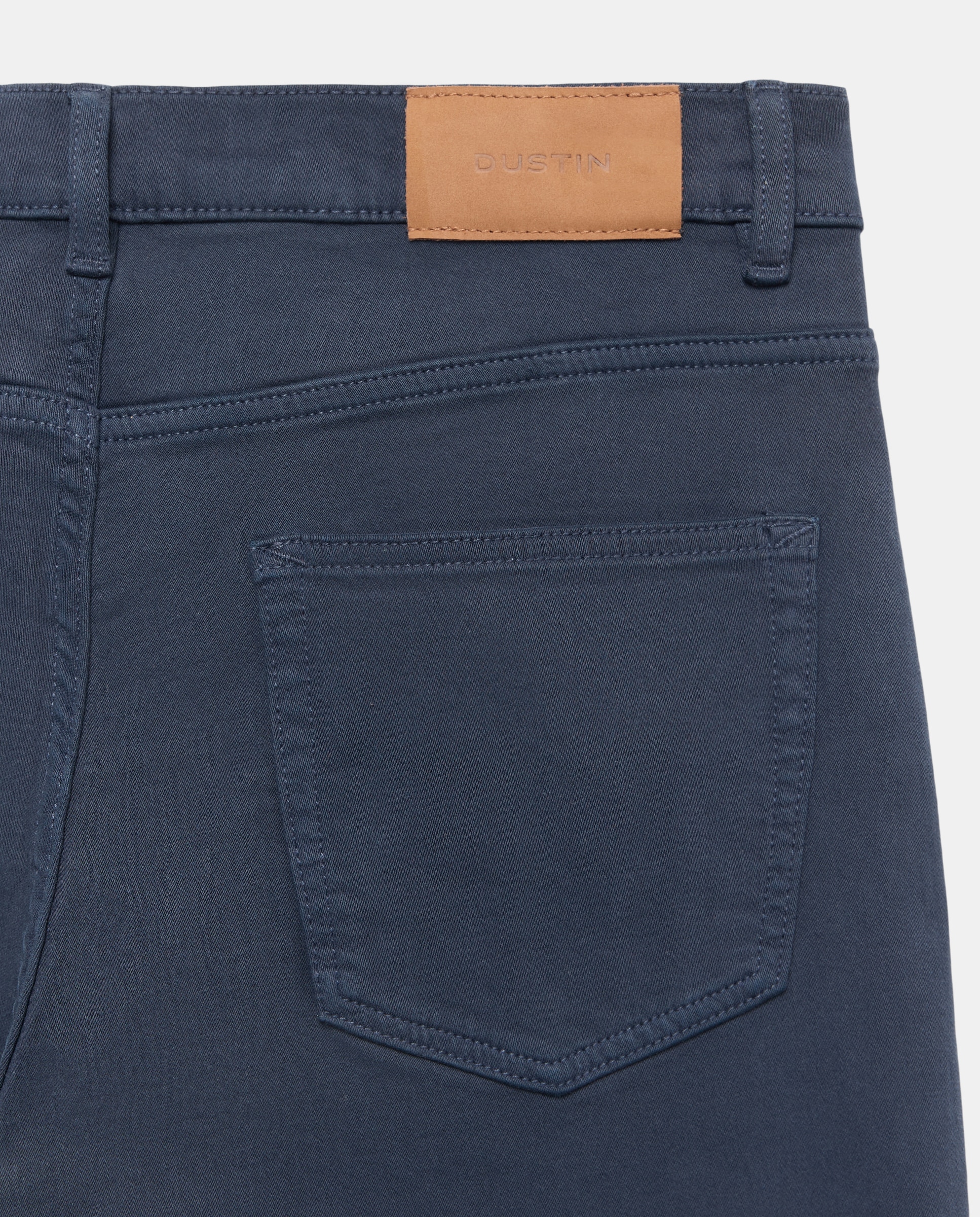 Pantalon hombre de cinco bolsillos punto regular algodón elastómero - Dustin - Azul Azul-5