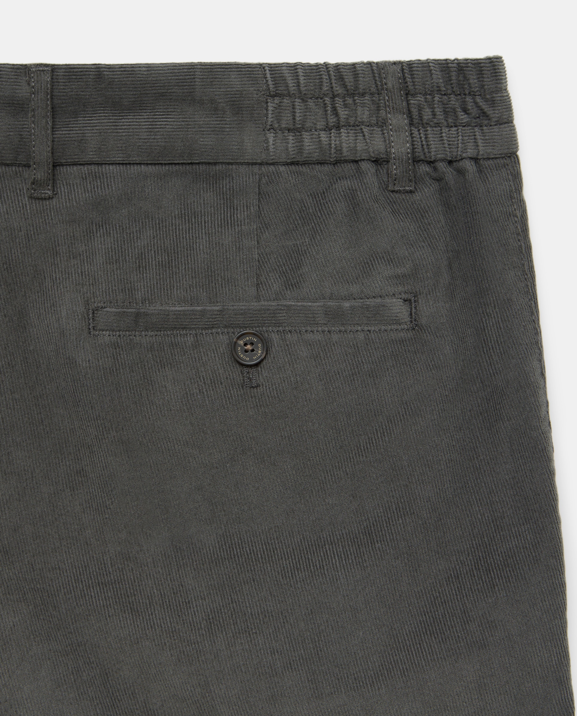 Imagen 5 de Pantalón chino pana regular fit con gomas algodón/stretch hombre - Dustin - Verde Verde