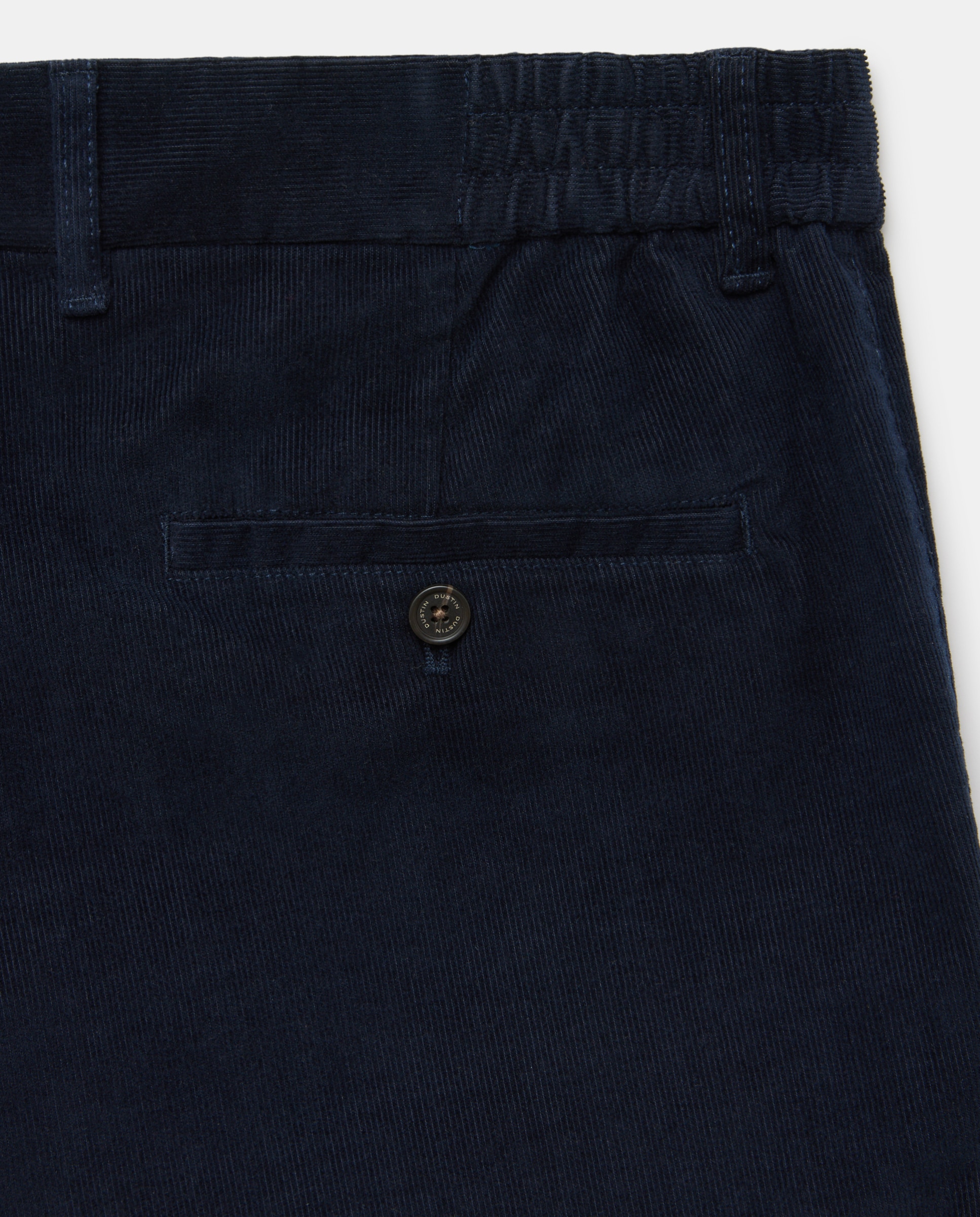 Pantalon hombre de pana chino gomas laterales,slim algodón stretch - Dustin - Azul Azul-5