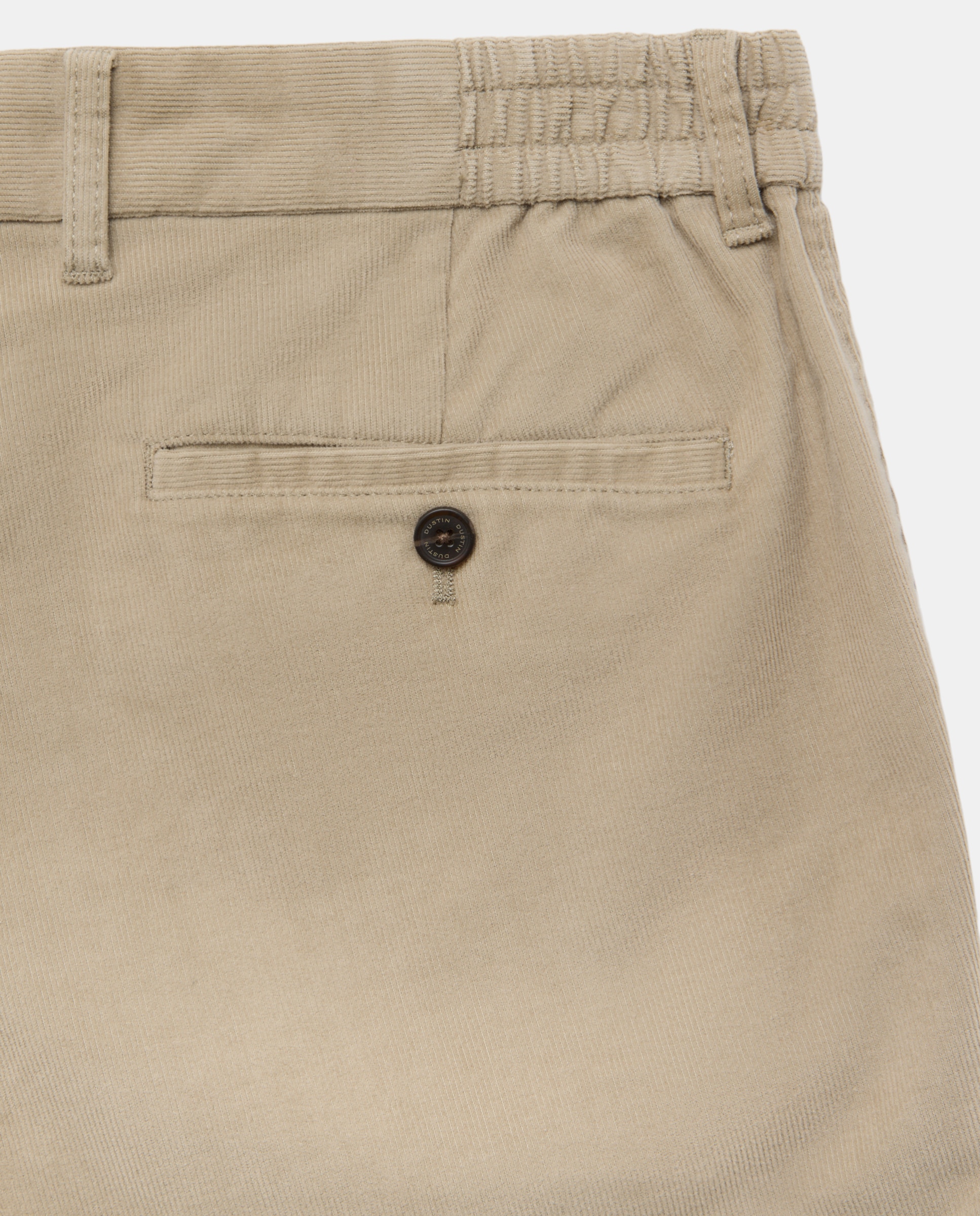 Pantalon hombre de pana chino gomas laterales,slim algodón stretch - Dustin - Beige Beige-5