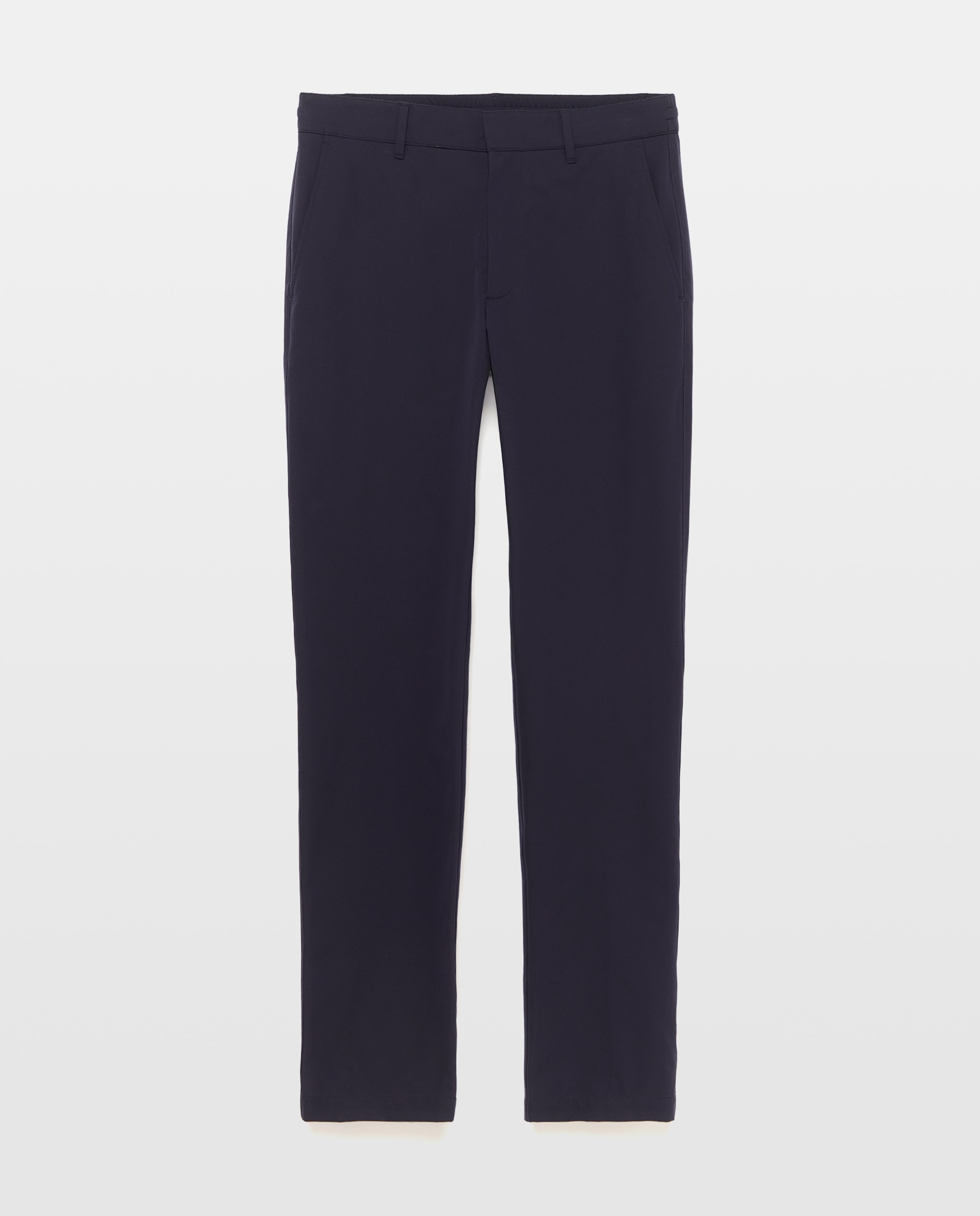 Calças Desportivas Técnicas Regular de Algodão Elastómero para Homem Azul-4
