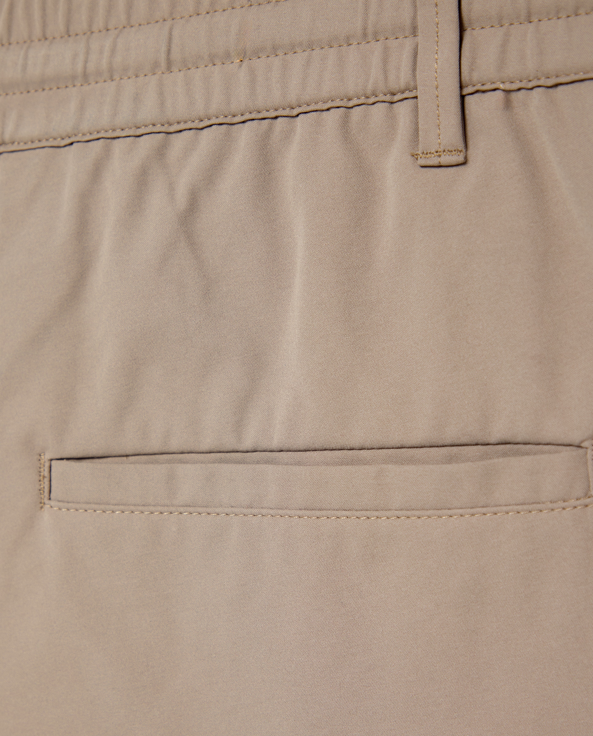 Calças Desportivas Técnicas Regular de Algodão Elastómero para Homem Castanho-5