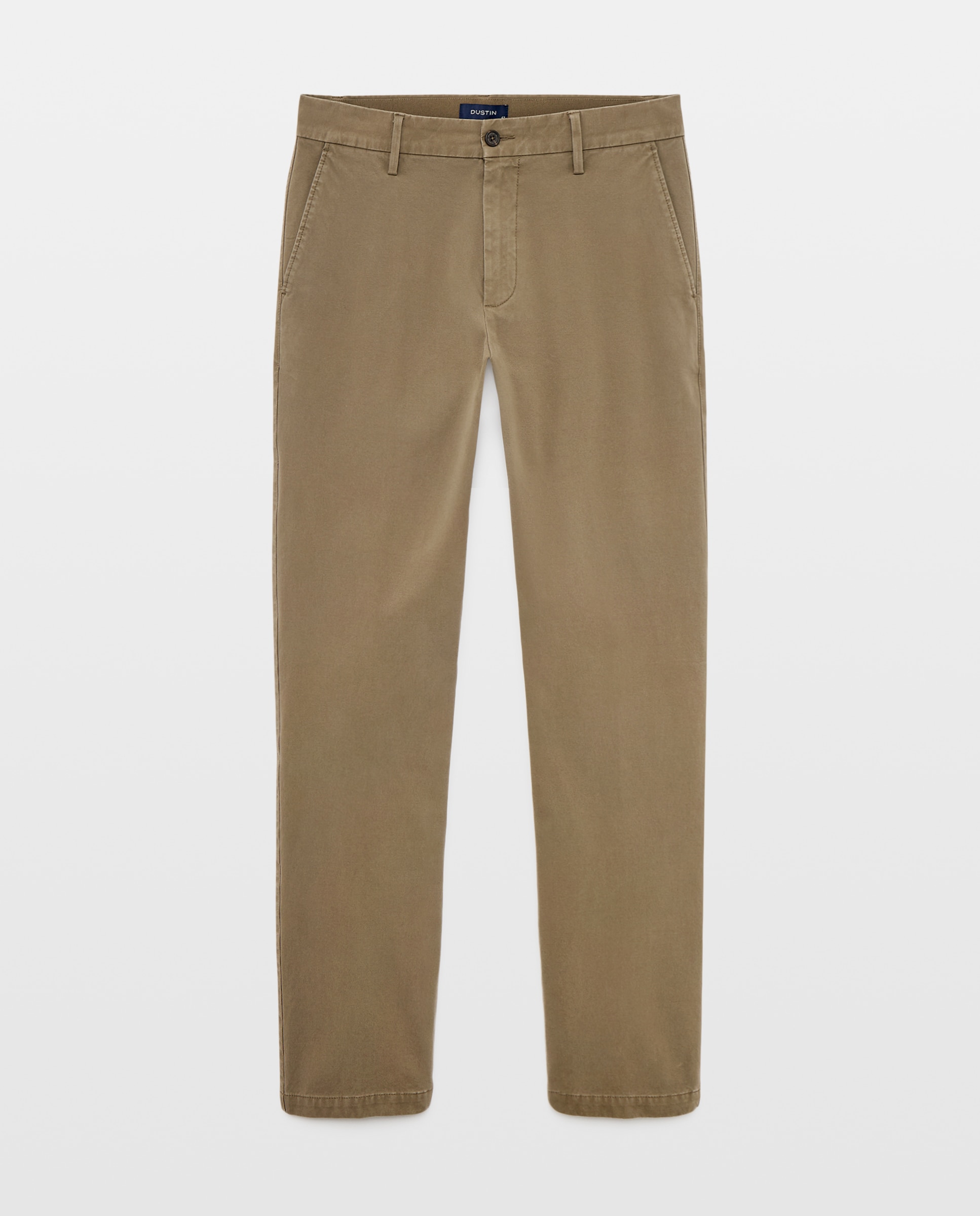 Pantalon hombre sport 4 ways, slim algodón spandex - Dustin - Visón oscuro Visón oscuro-1