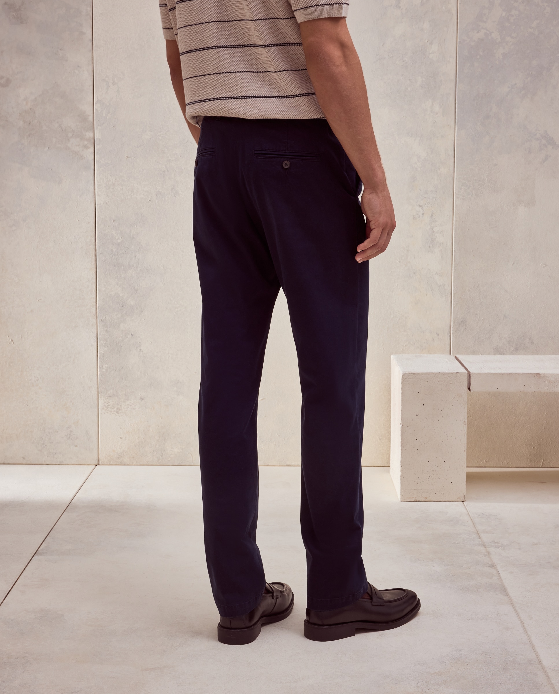 Pantalón sport cinturilla extensible hombre - Dustin - Azul Azul-3