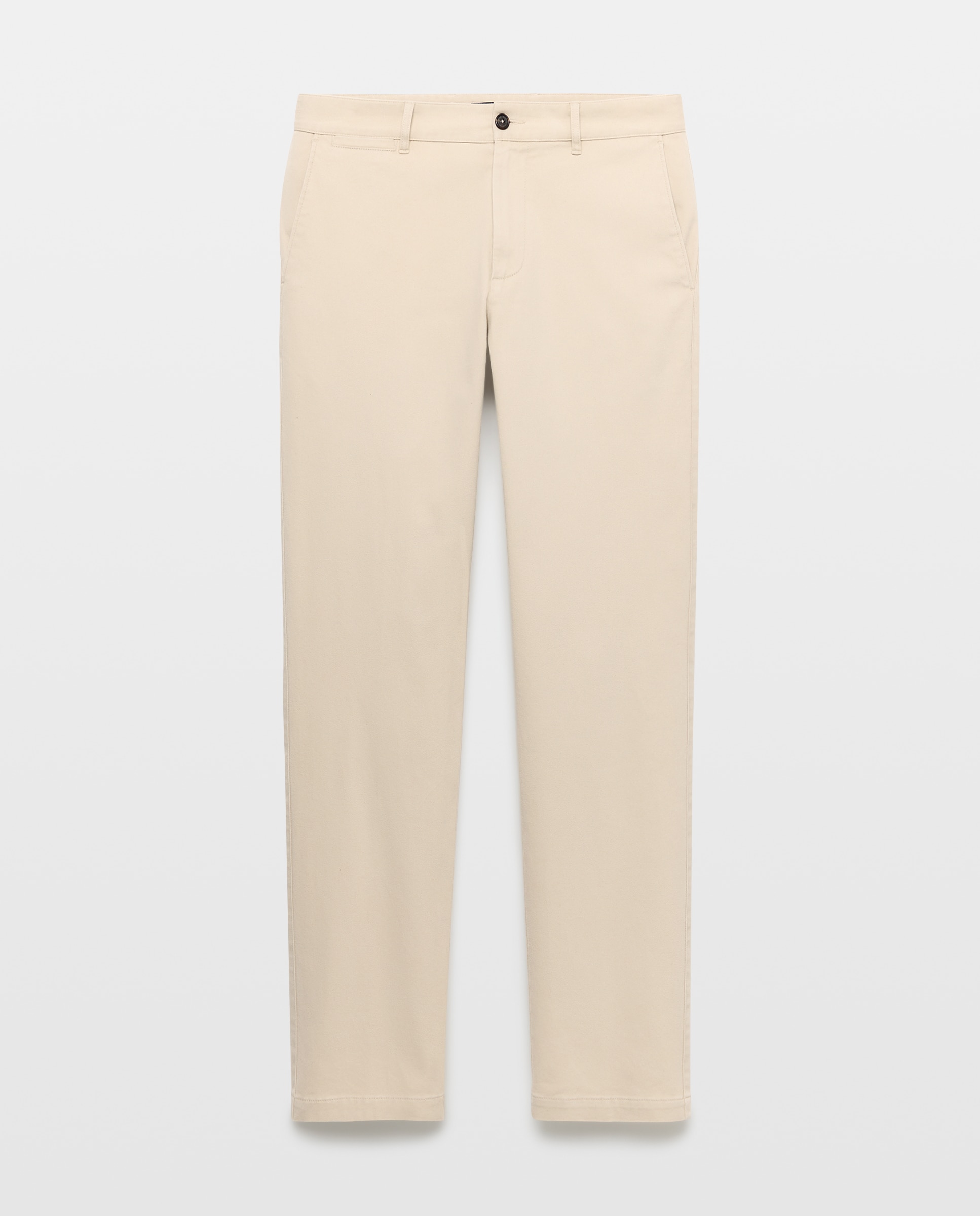 Pantalon hombre sport básico invierno,regular stretch - Dustin - Beige Beige-1