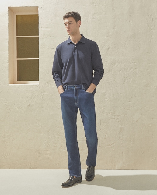 Imagem 0 de Jeans de Malha Regular