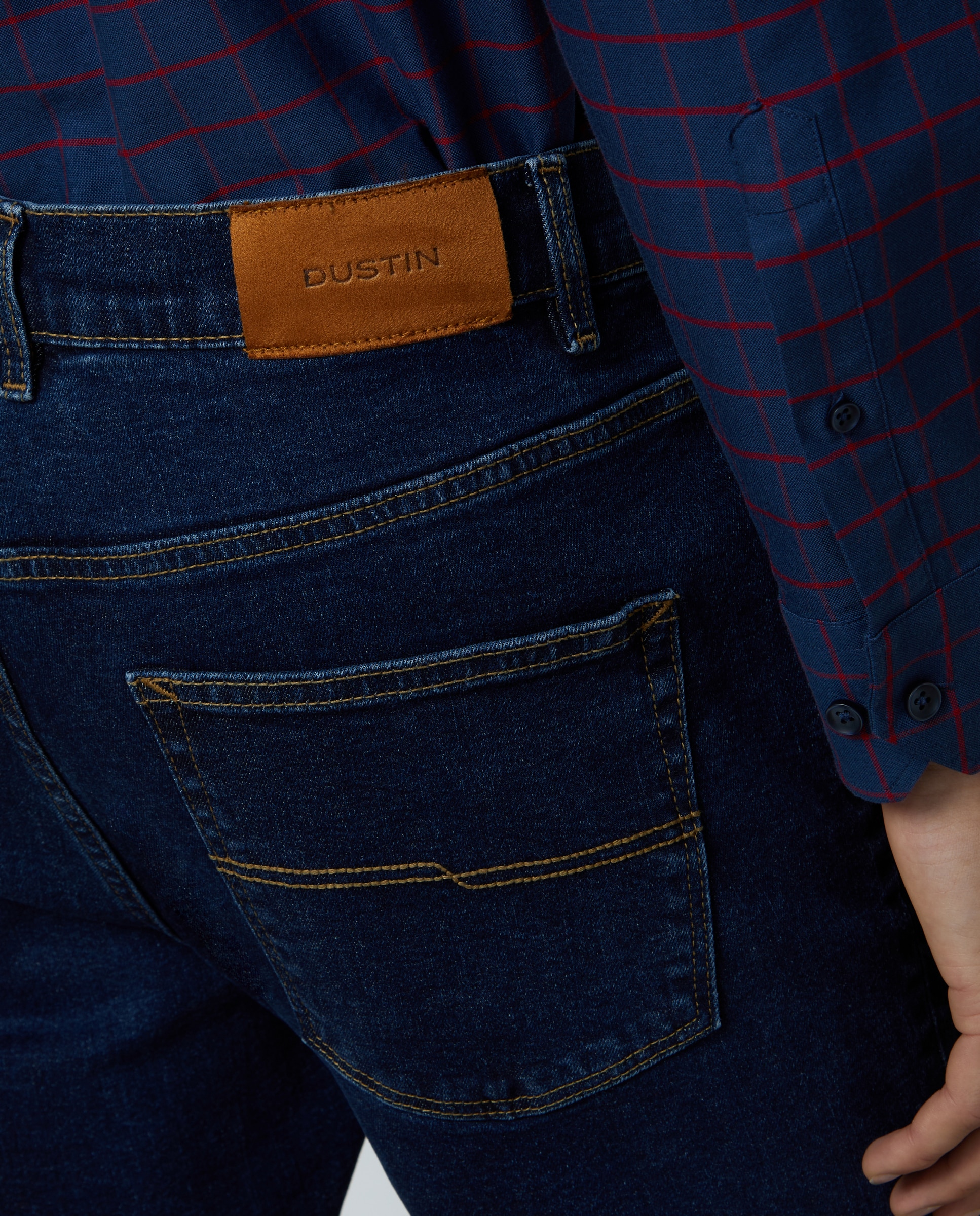 Pantalón denim básico 5 bolsillos hombre - Dustin - Azul índigo Azul índigo-6