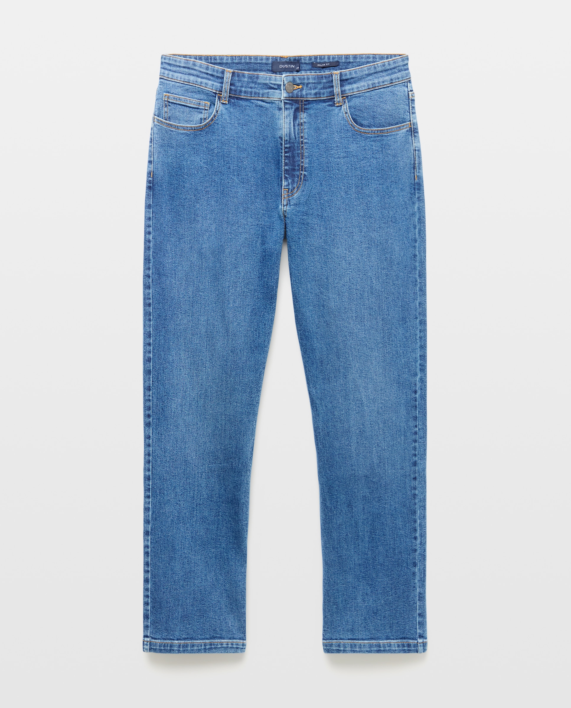 Jeans regular de homem Denim-4
